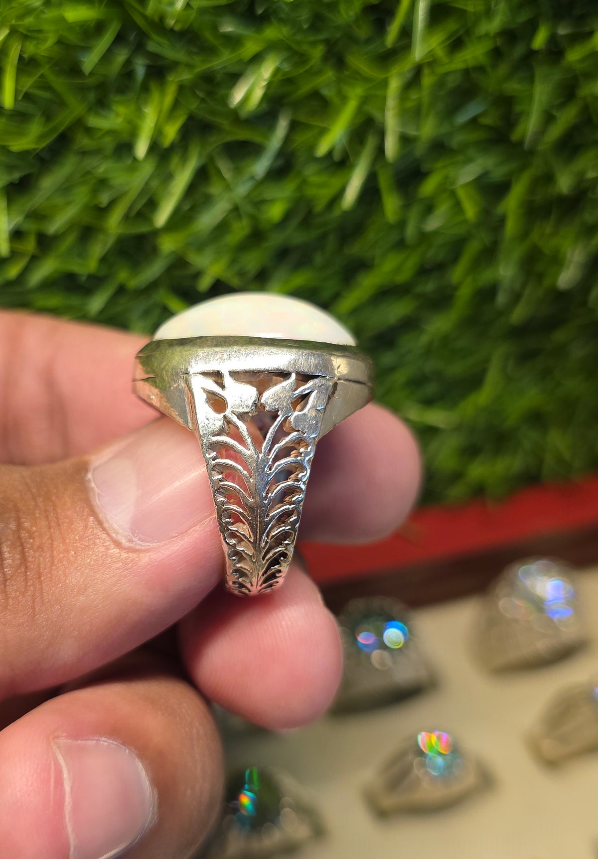 Premium Quality Fire Opal Ring