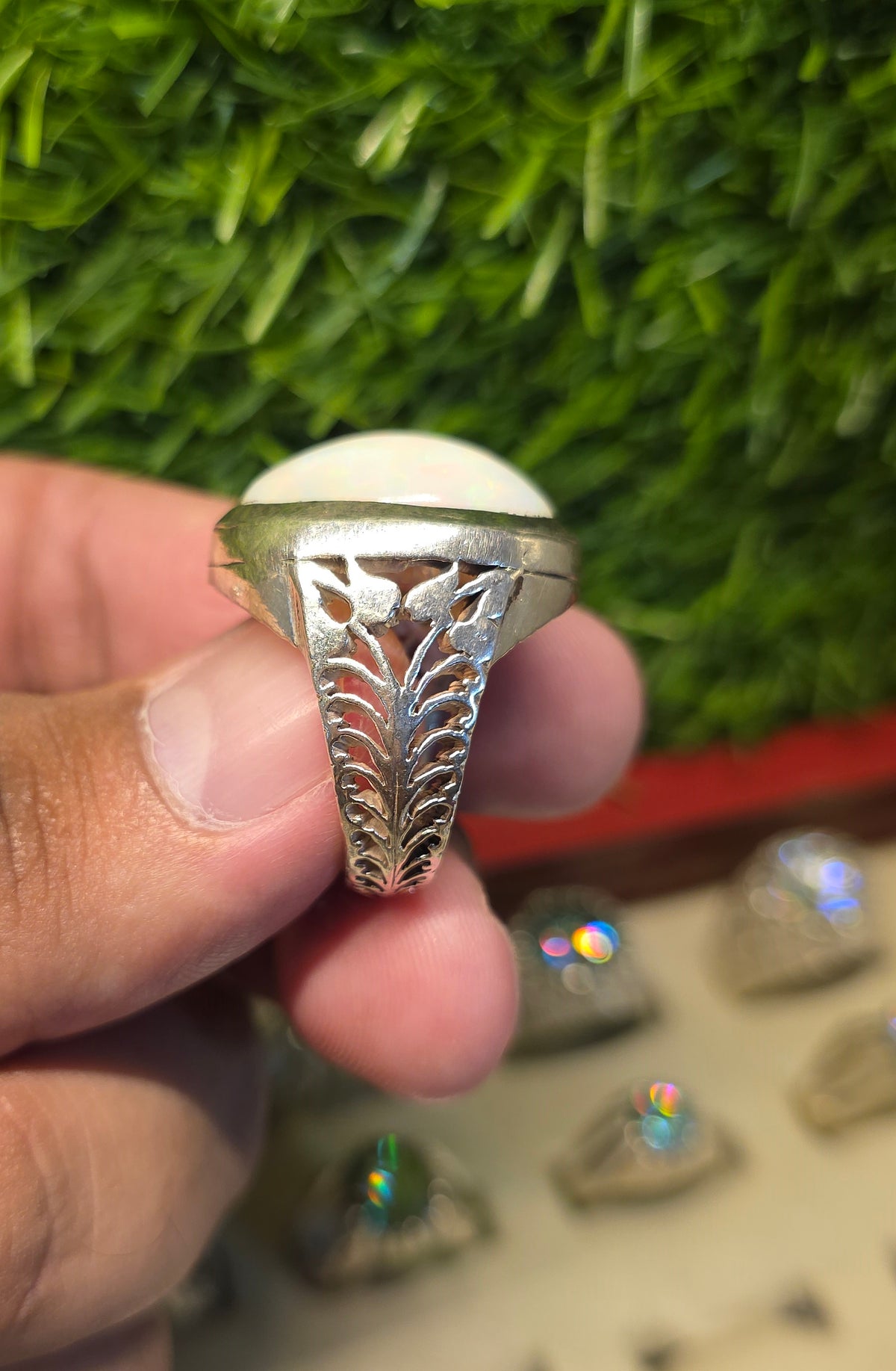 Premium Quality Fire Opal Ring