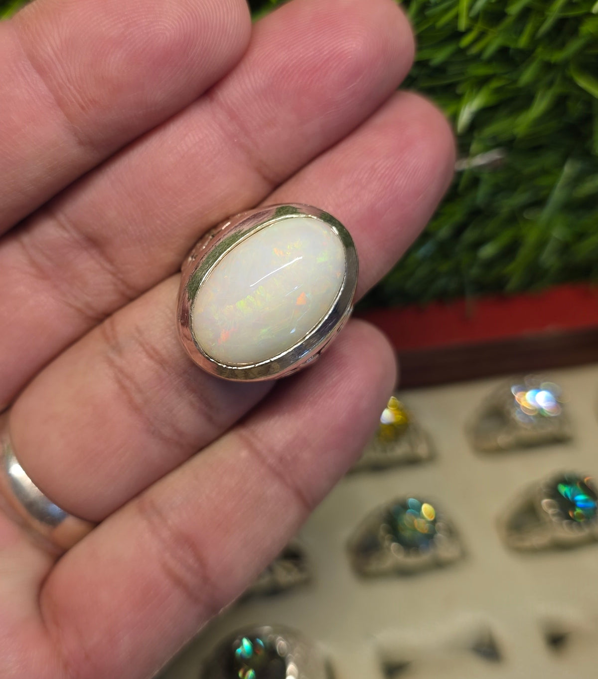 Premium Quality Fire Opal Ring