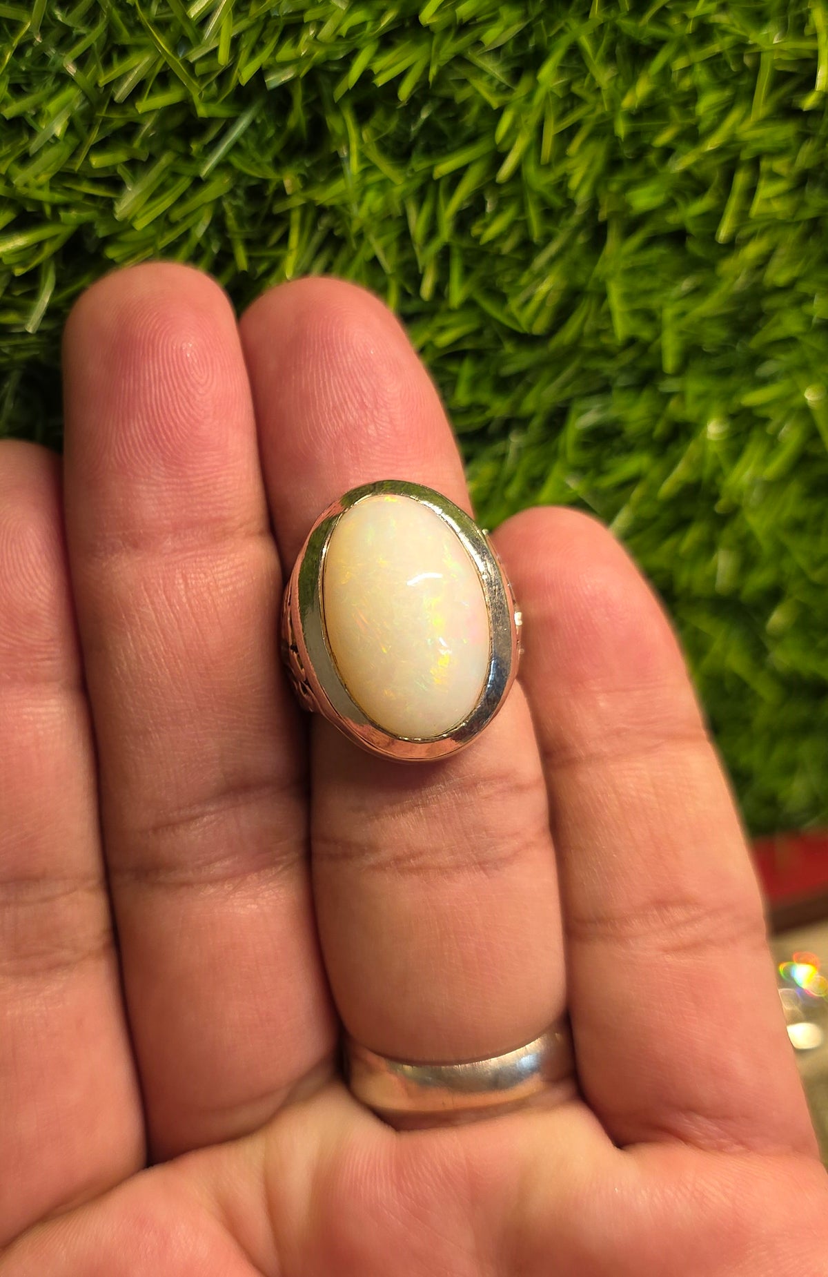 Premium Quality Fire Opal Ring