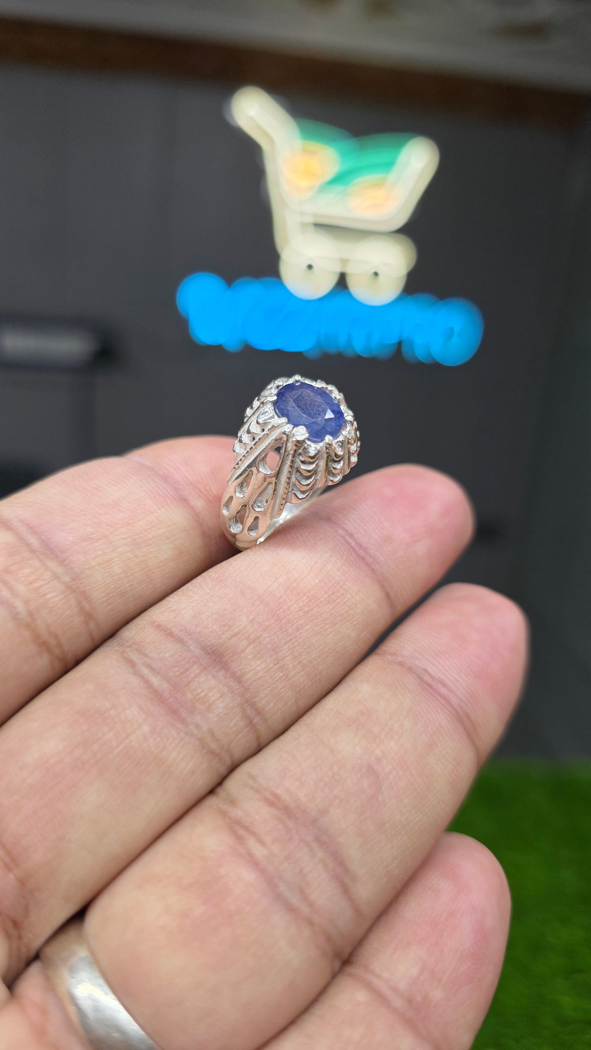 Premium Quality Neelam Ring