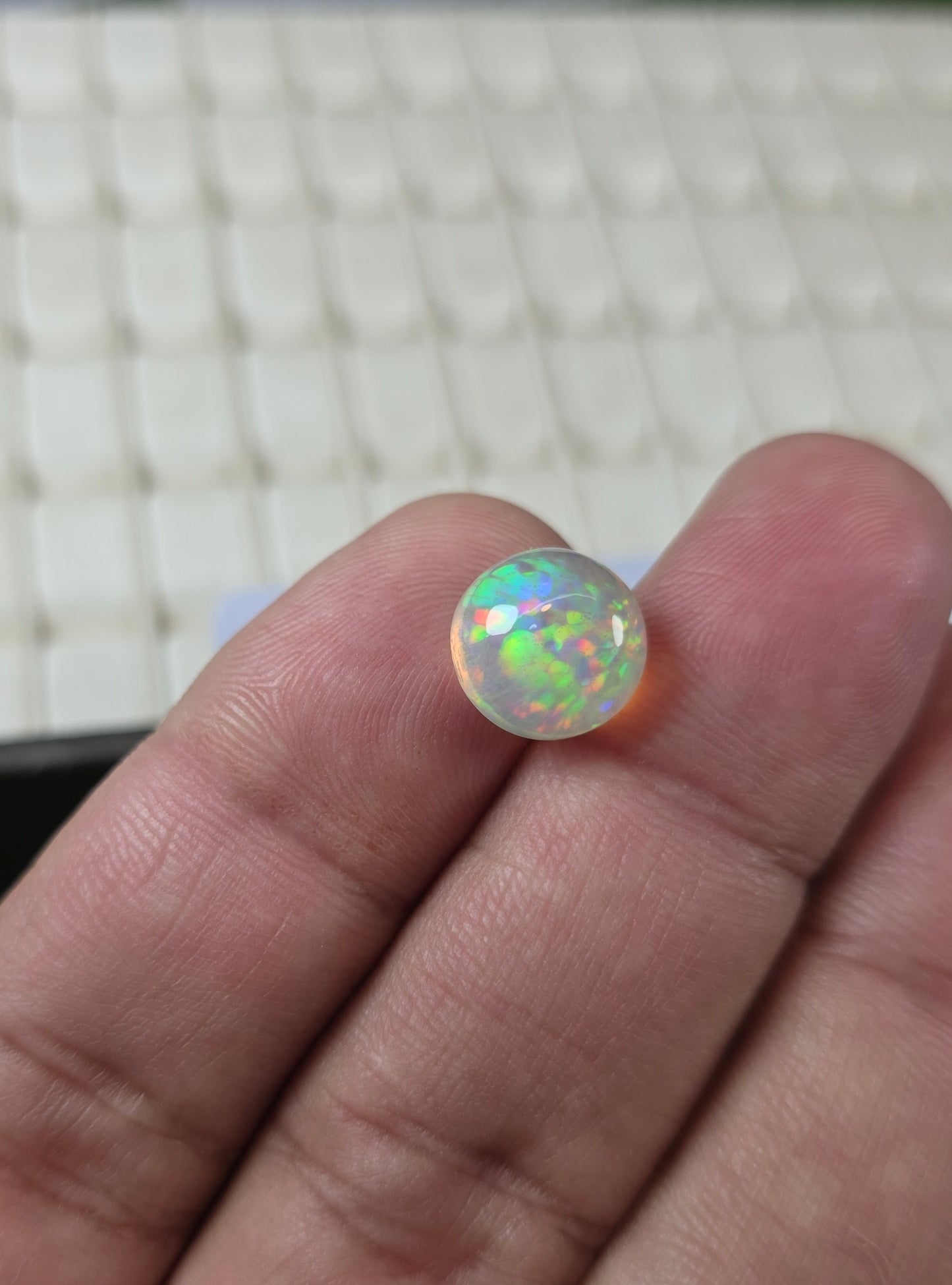 Natural Full Fire Opal Stone With Lab Certificate