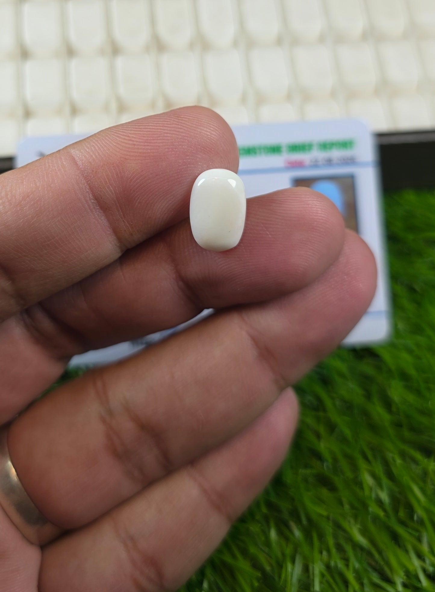 Natural Marjan Stone With Lab Certificate