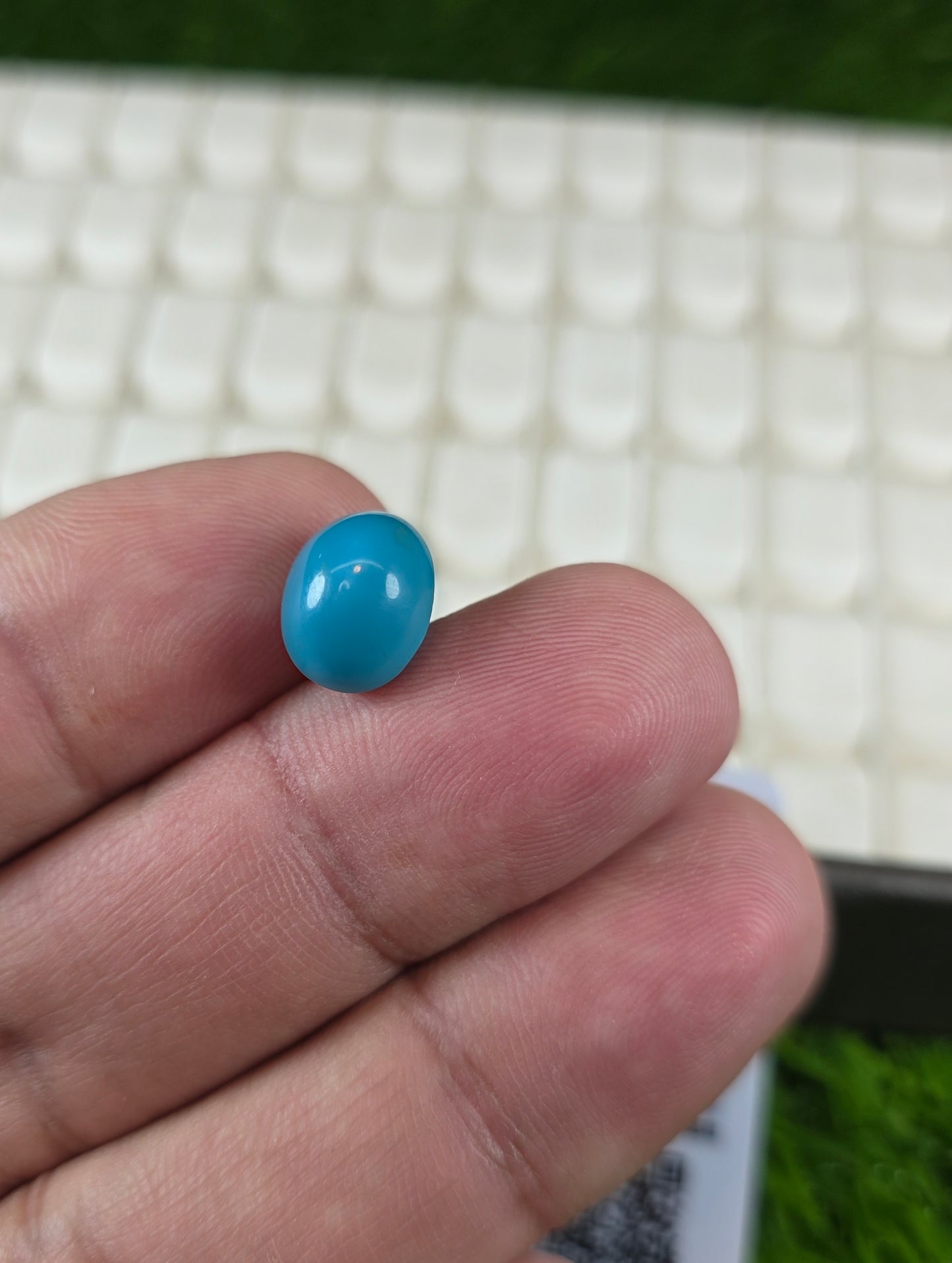 Natural Feroza Stone With Lab Certificate