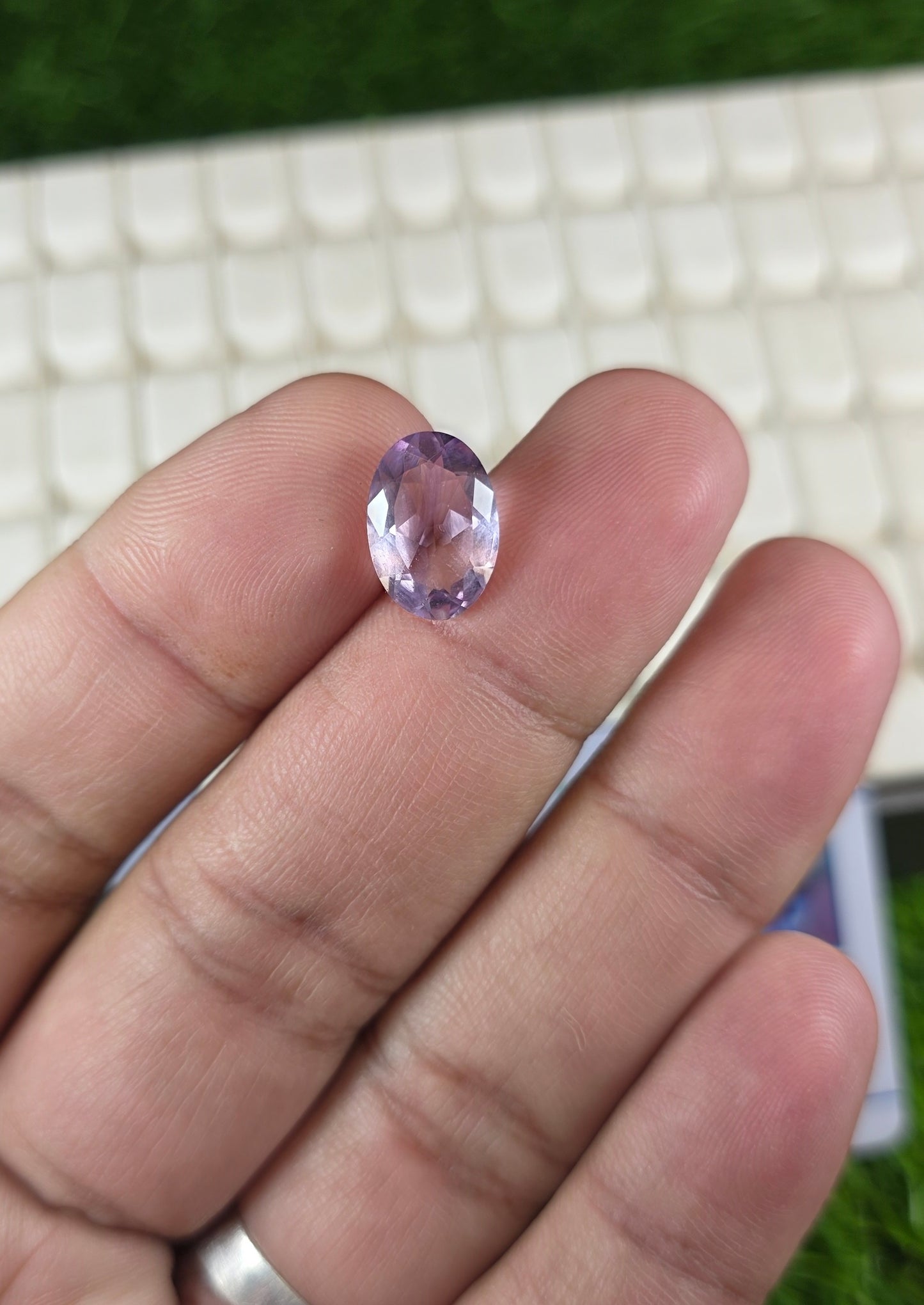 Natural Amethyst Stone With Lab Certificate