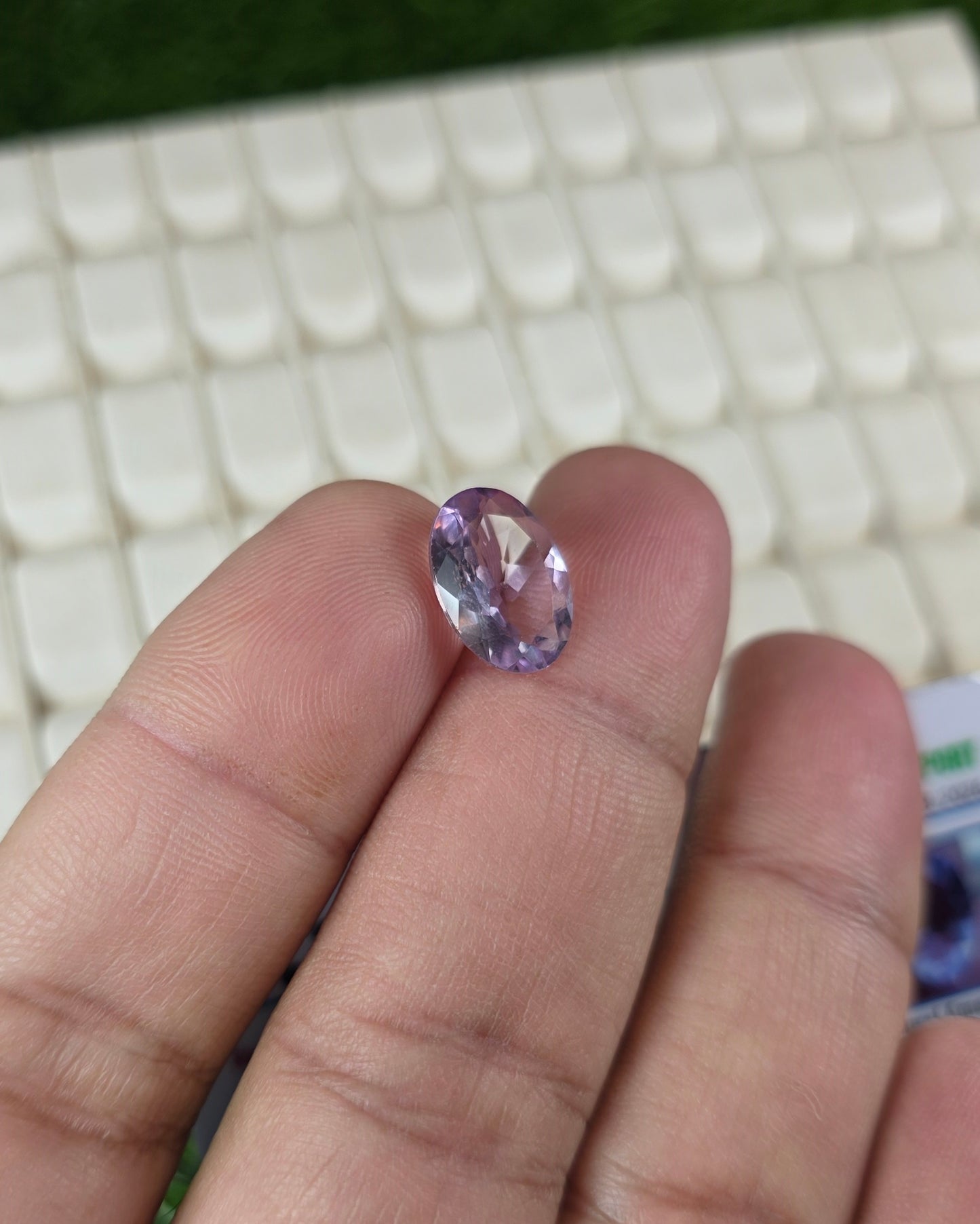 Natural Amethyst Stone With Lab Certificate