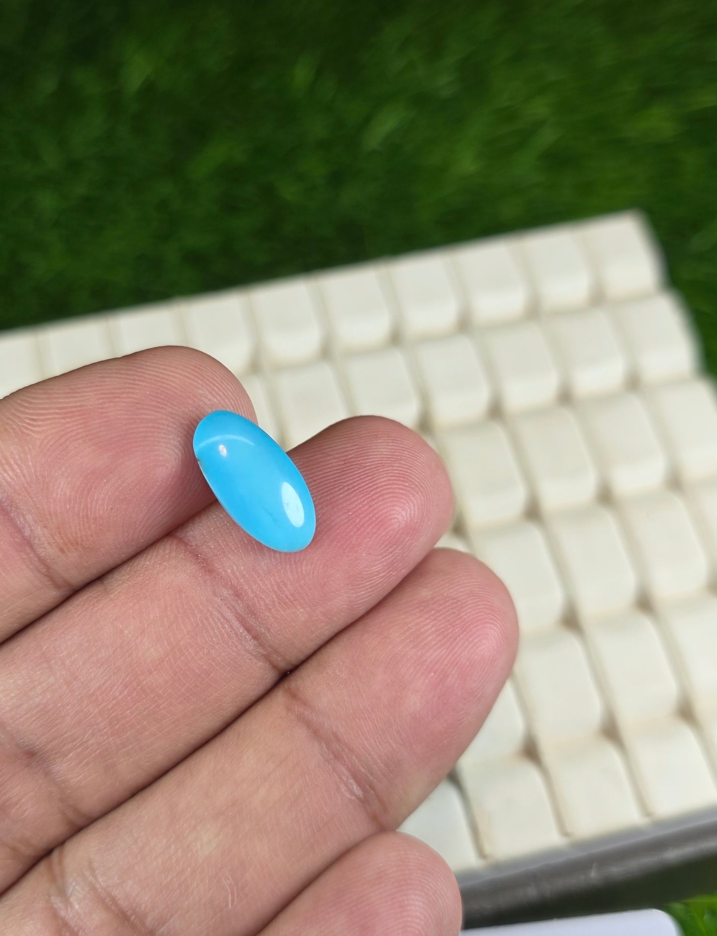 Natural Feroza Stone With Lab Certificate