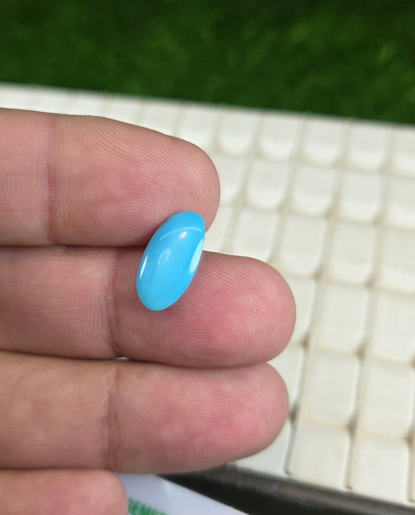 Natural Feroza Stone With Lab Certificate