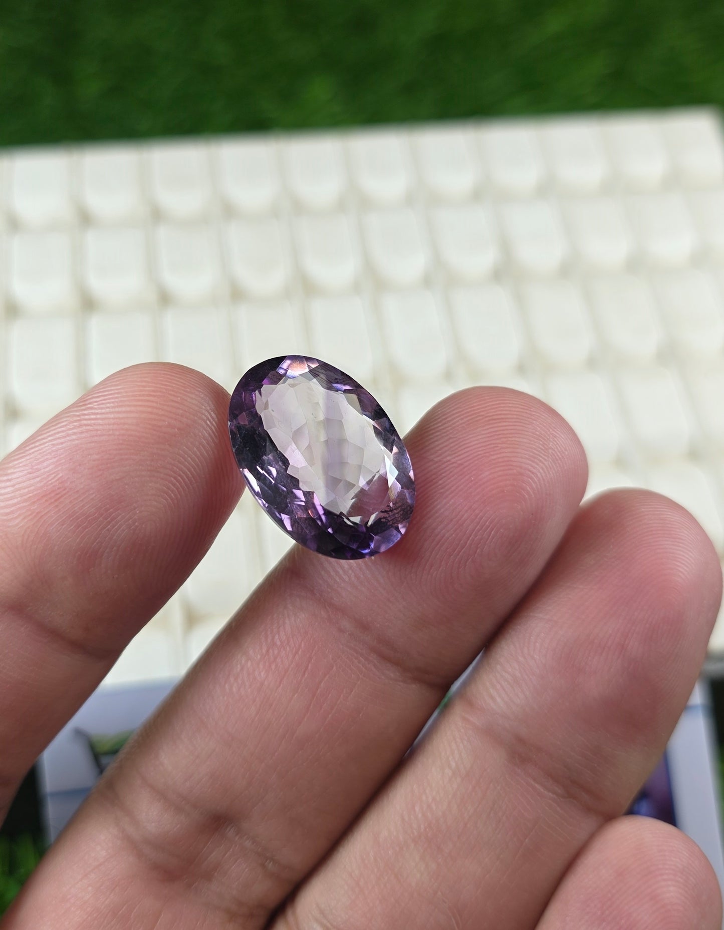 Natural Amethyst Stone With Lab Certificate