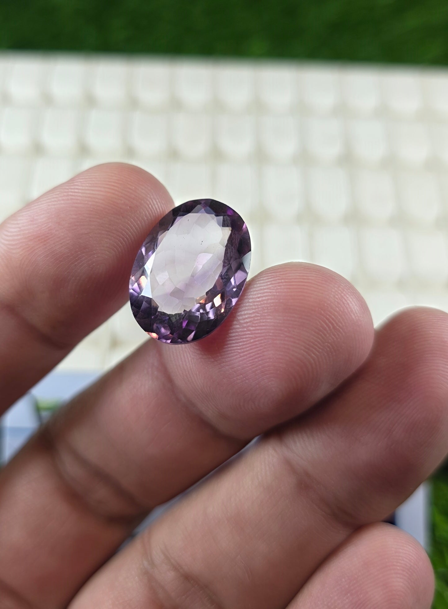 Natural Amethyst Stone With Lab Certificate