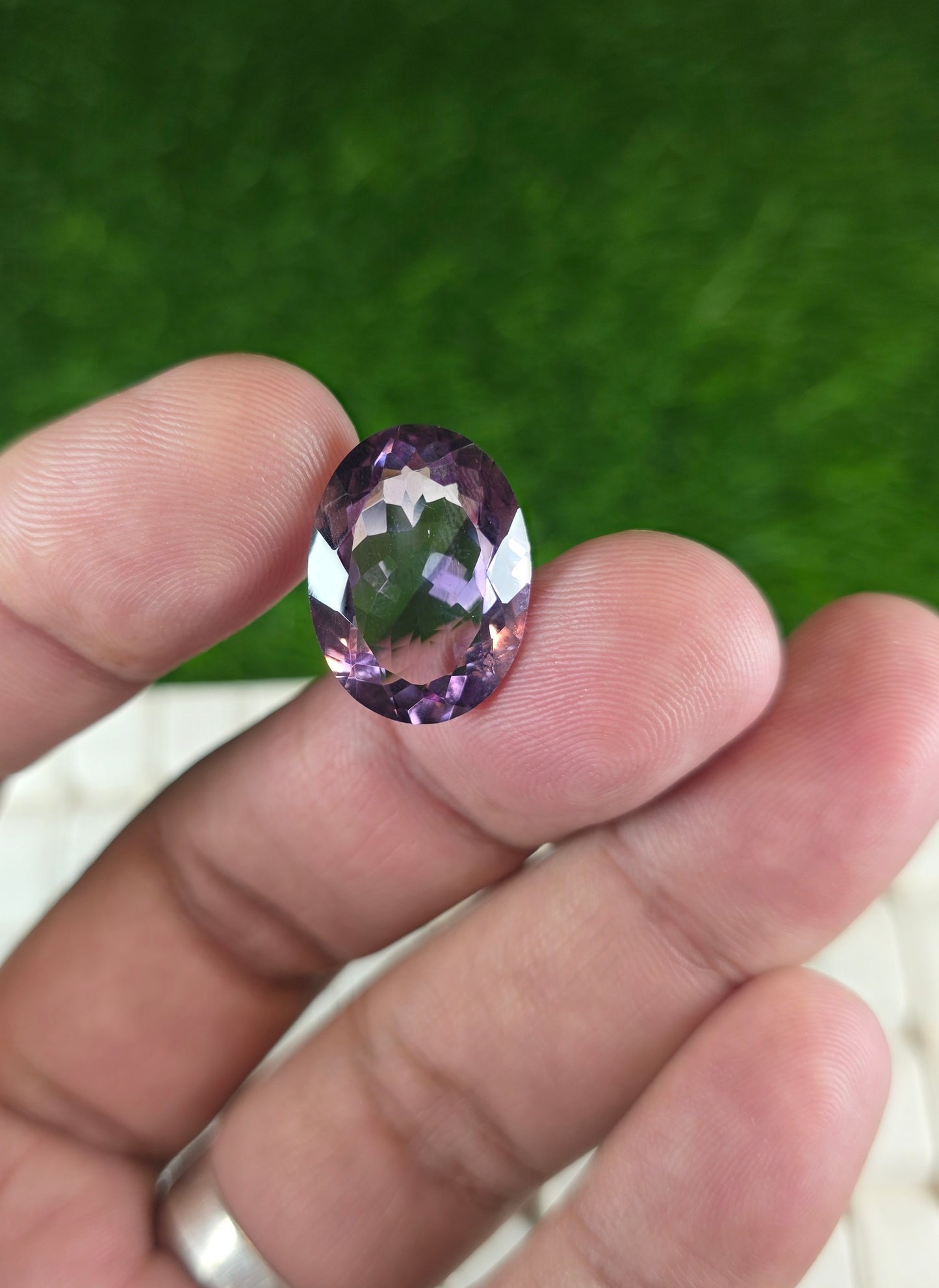 Natural Amethyst Stone With Lab Certificate