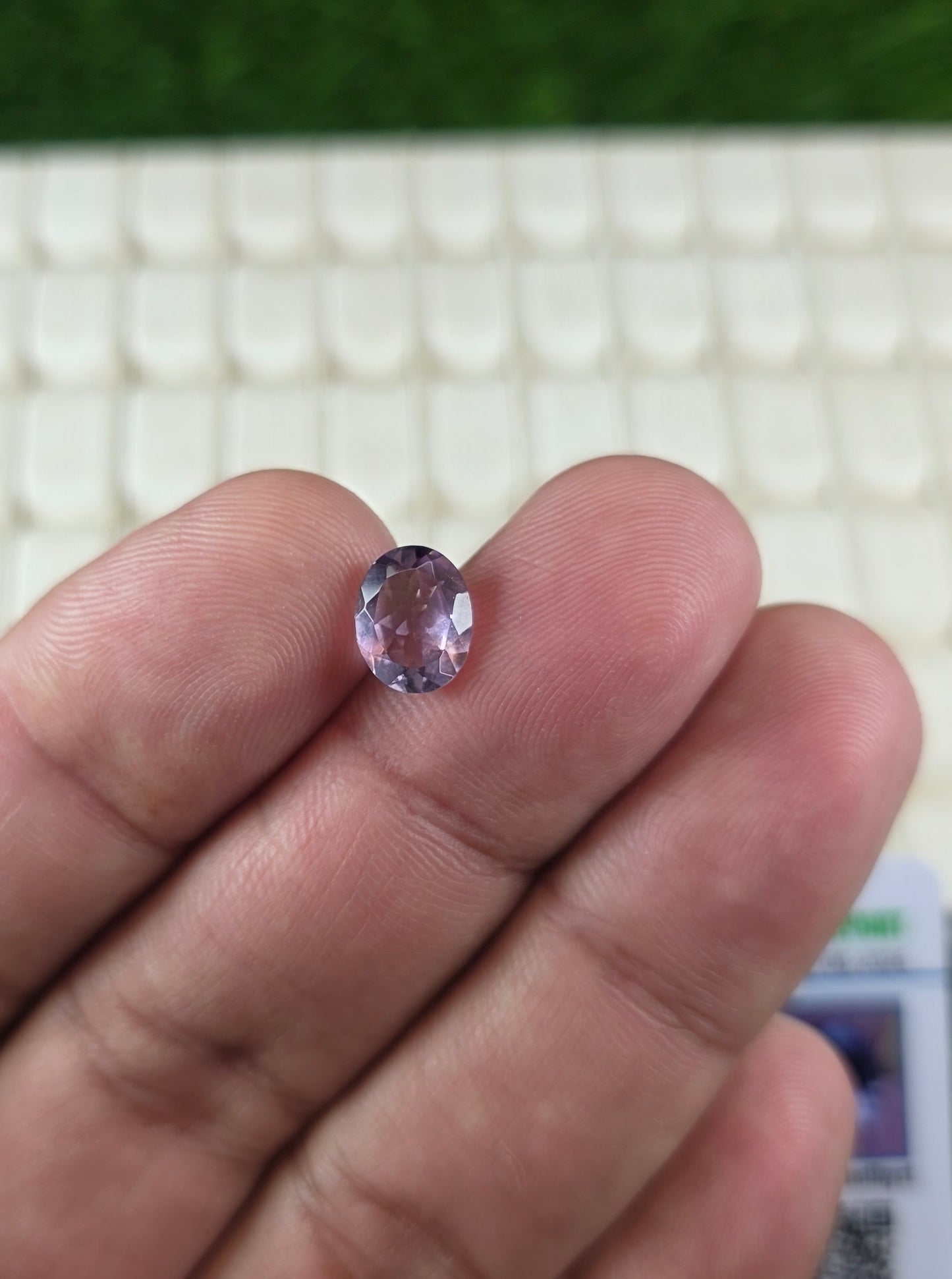 Natural Amethyst Stone With Lab Certificate