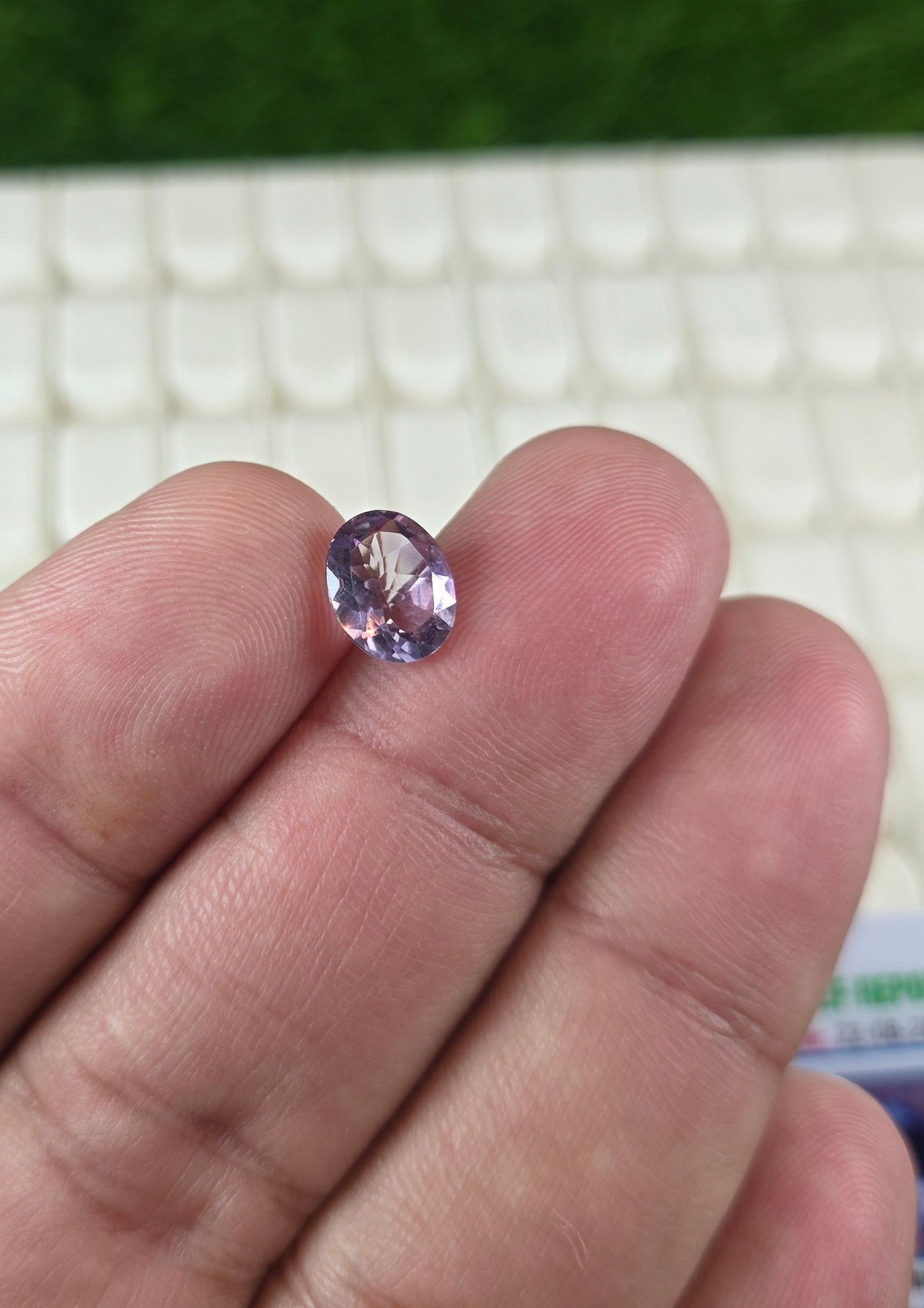 Natural Amethyst Stone With Lab Certificate
