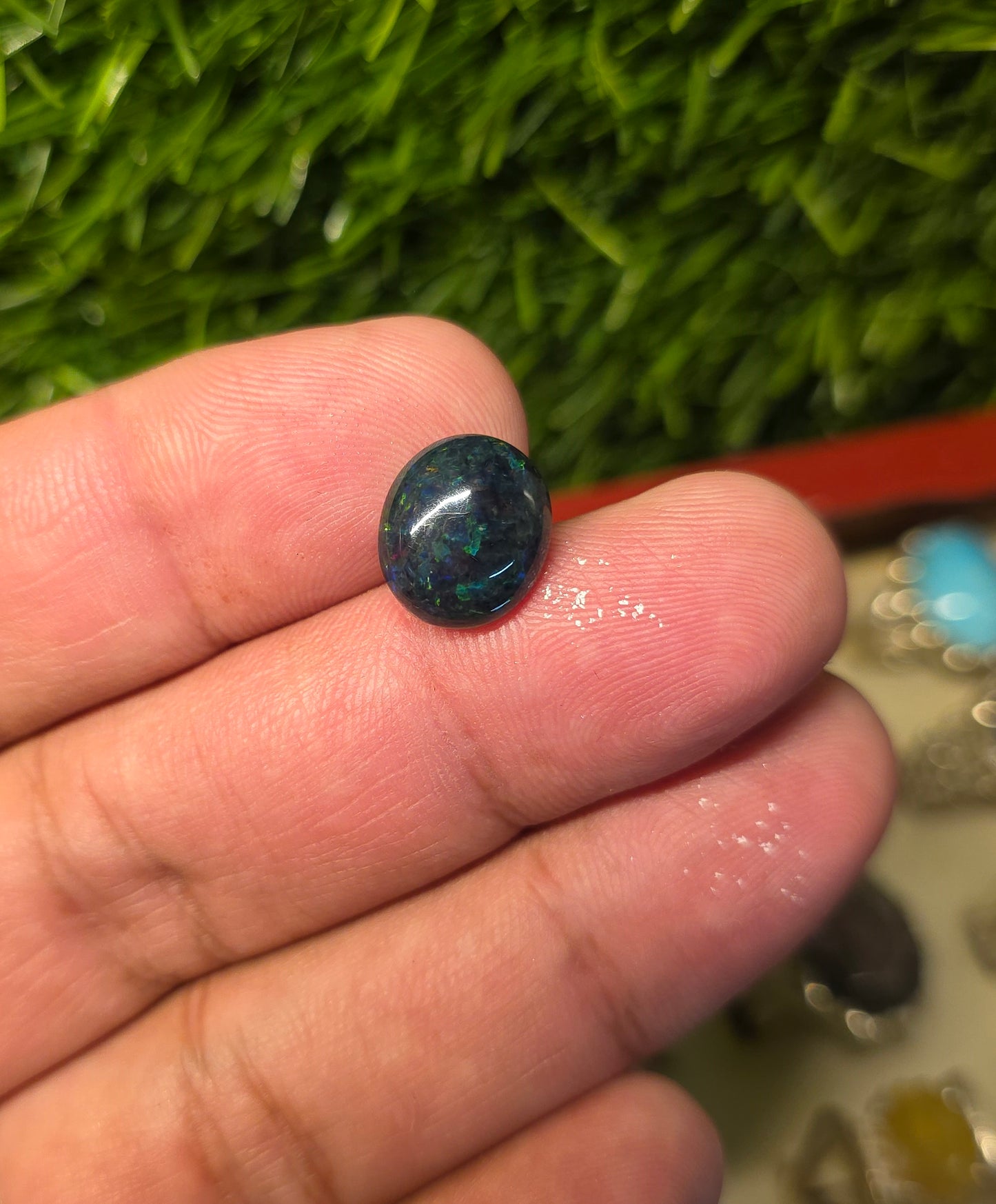 Natural Full Fire Opal Stone With Lab Certificate