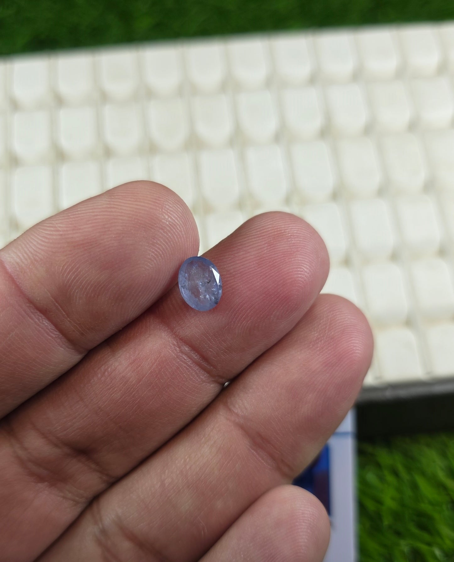 Natural Ceylon Neelam Stone With Lab Certificate