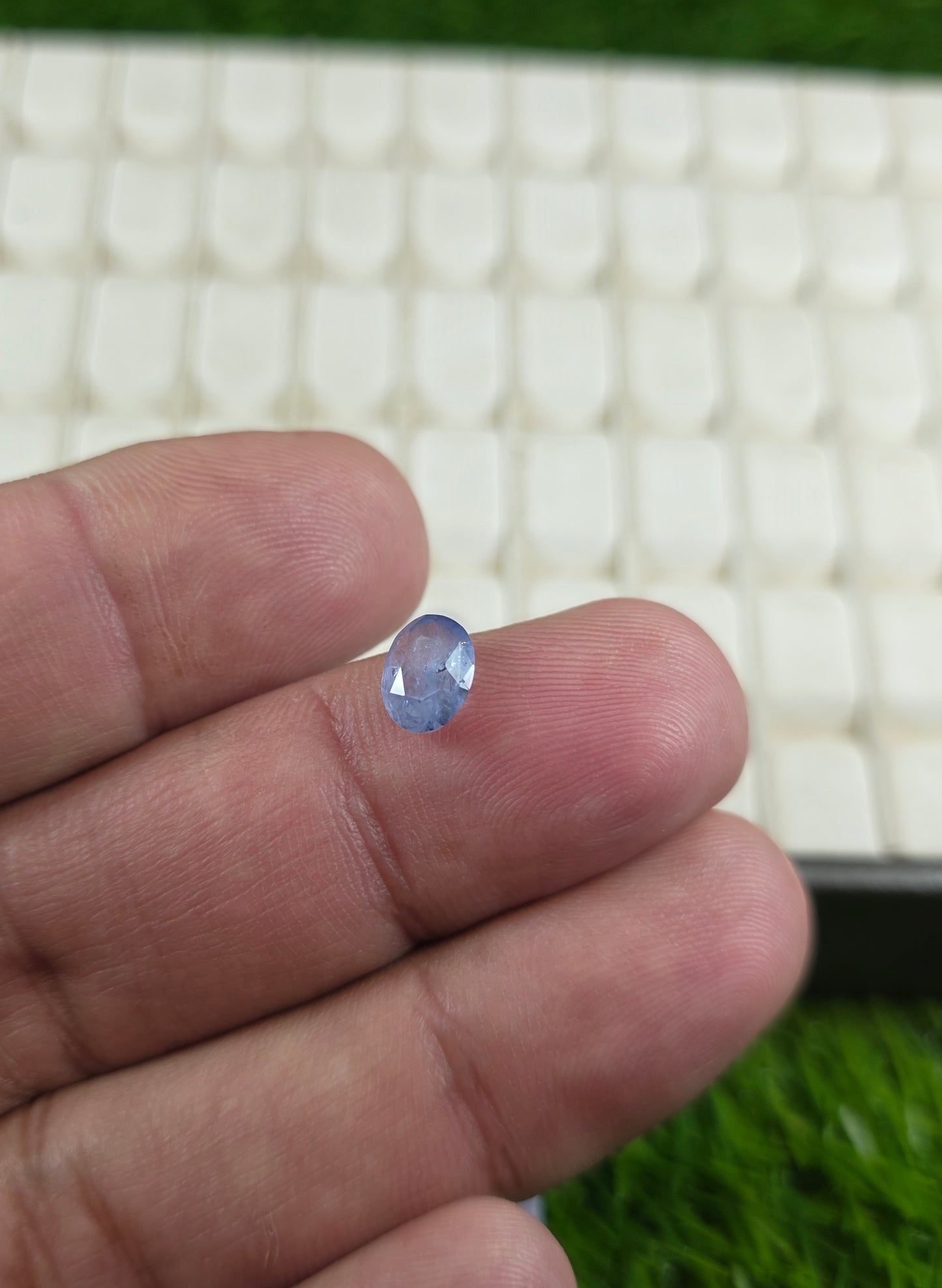 Natural Ceylon Neelam Stone With Lab Certificate