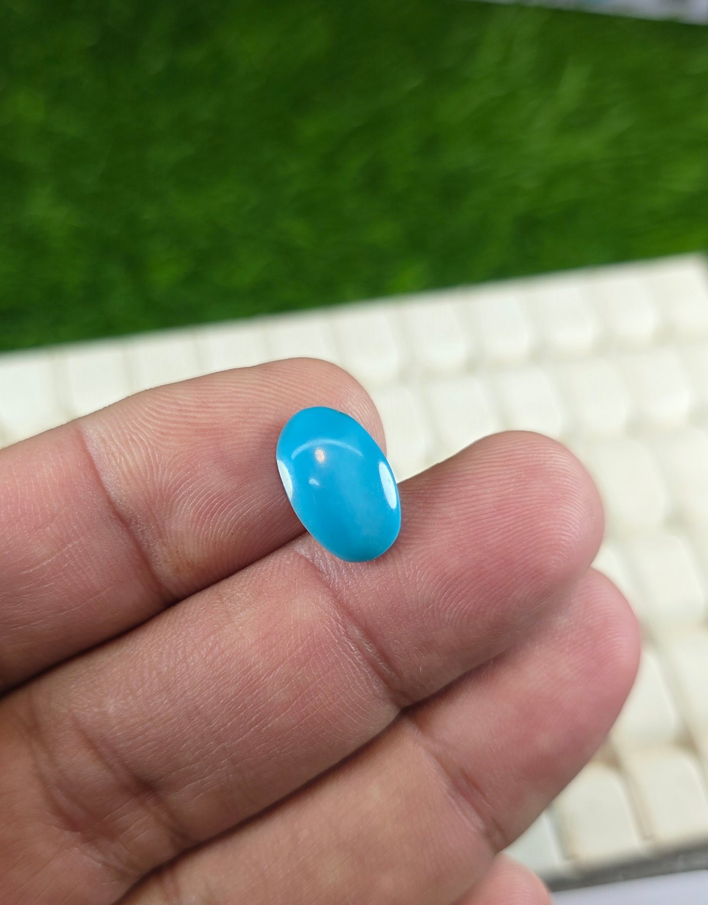Natural Feroza Stone With Lab Certificate