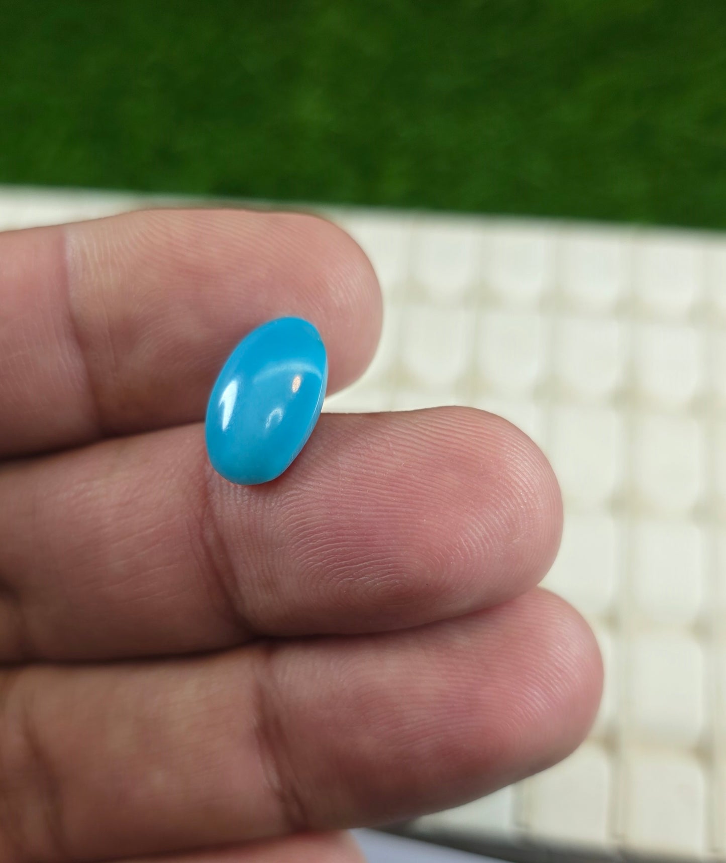 Natural Feroza Stone With Lab Certificate