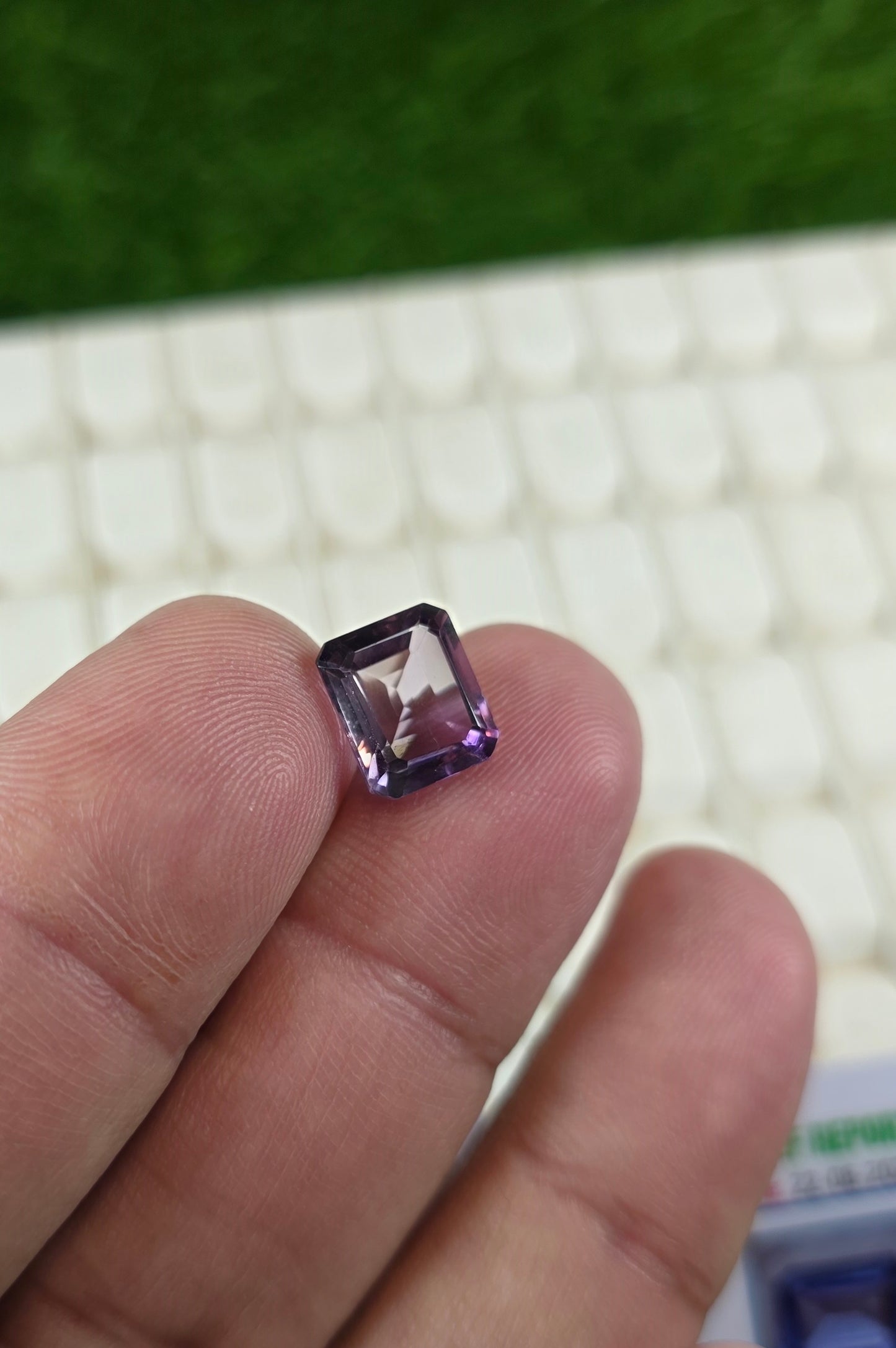 Natural Amethyst Stone With Lab Certificate