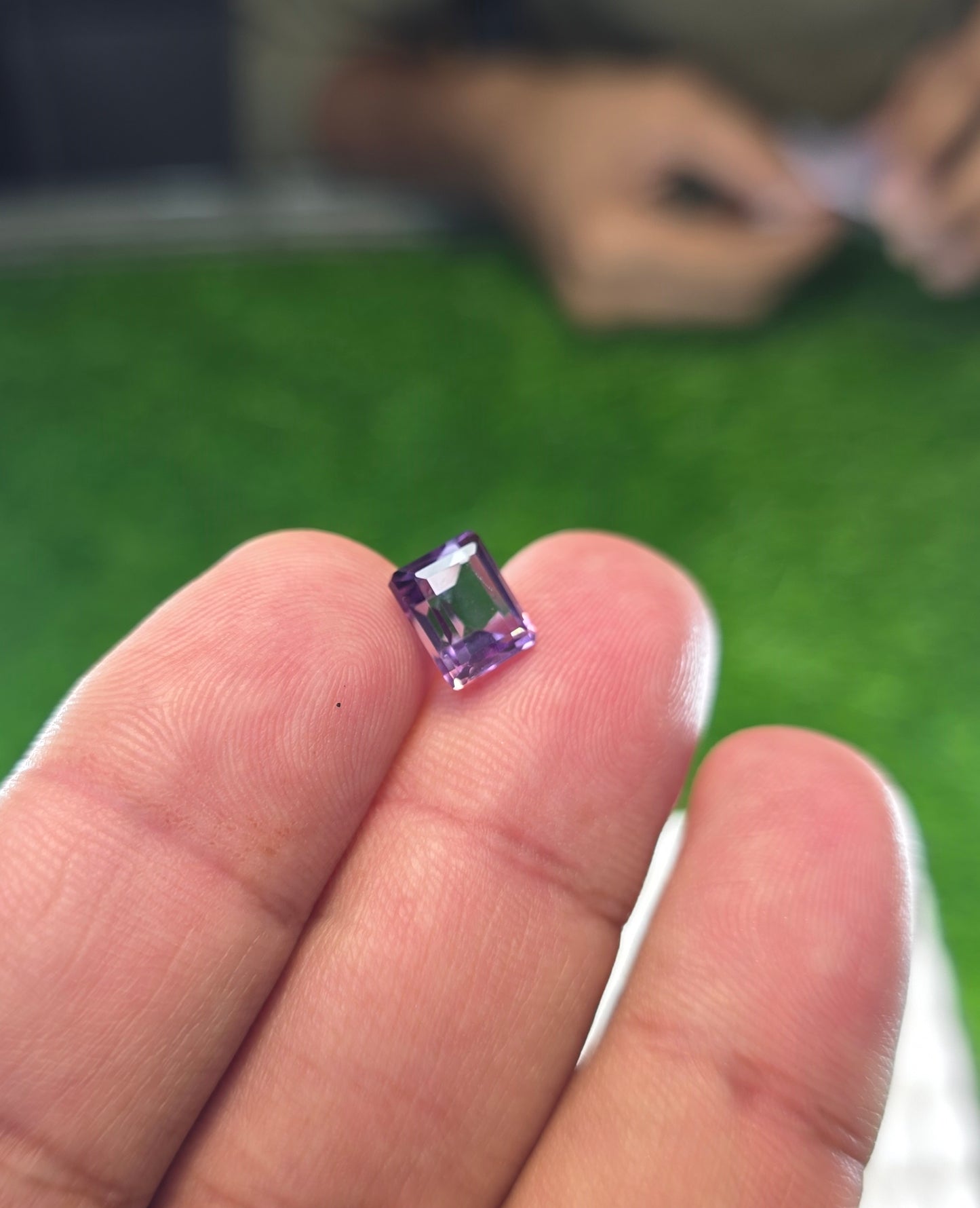 Natural Amethyst Stone With Lab Certificate