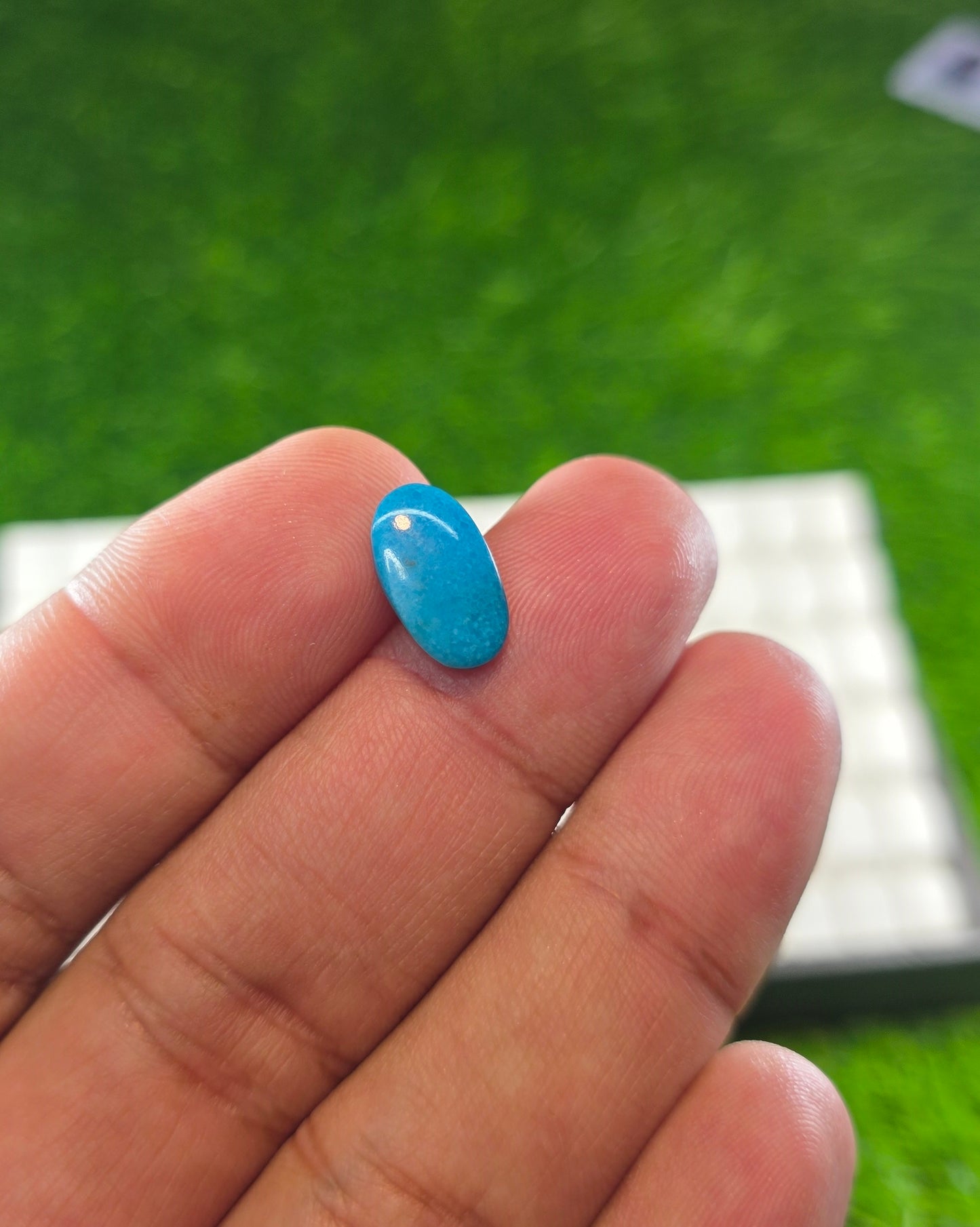 Natural Feroza Stone With Lab Certificate