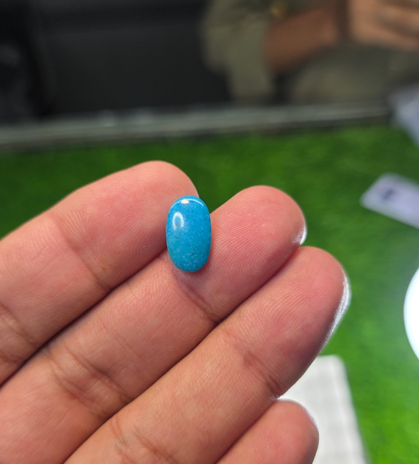 Natural Feroza Stone With Lab Certificate