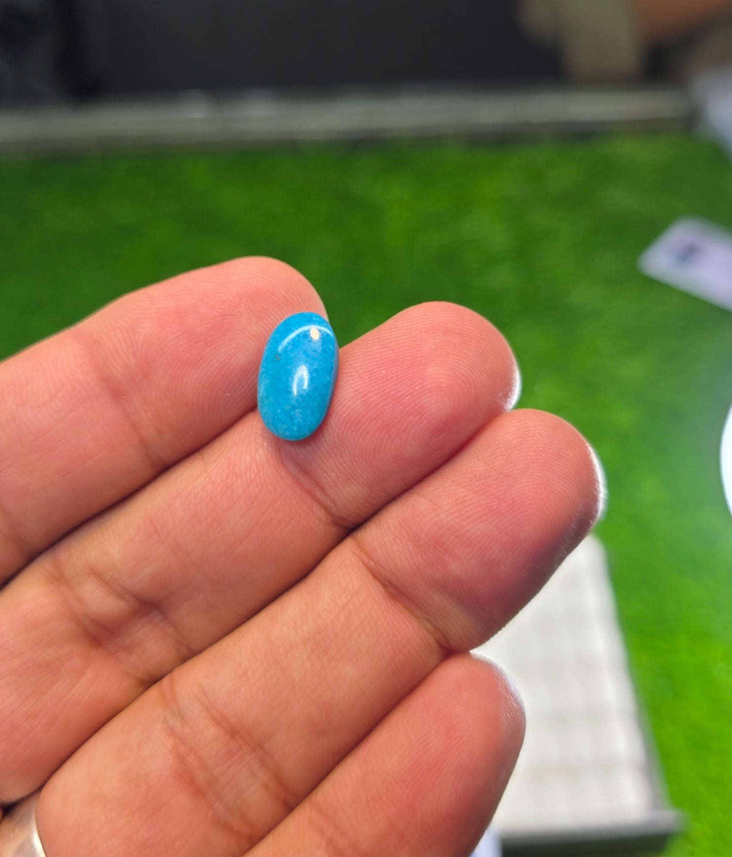 Natural Feroza Stone With Lab Certificate
