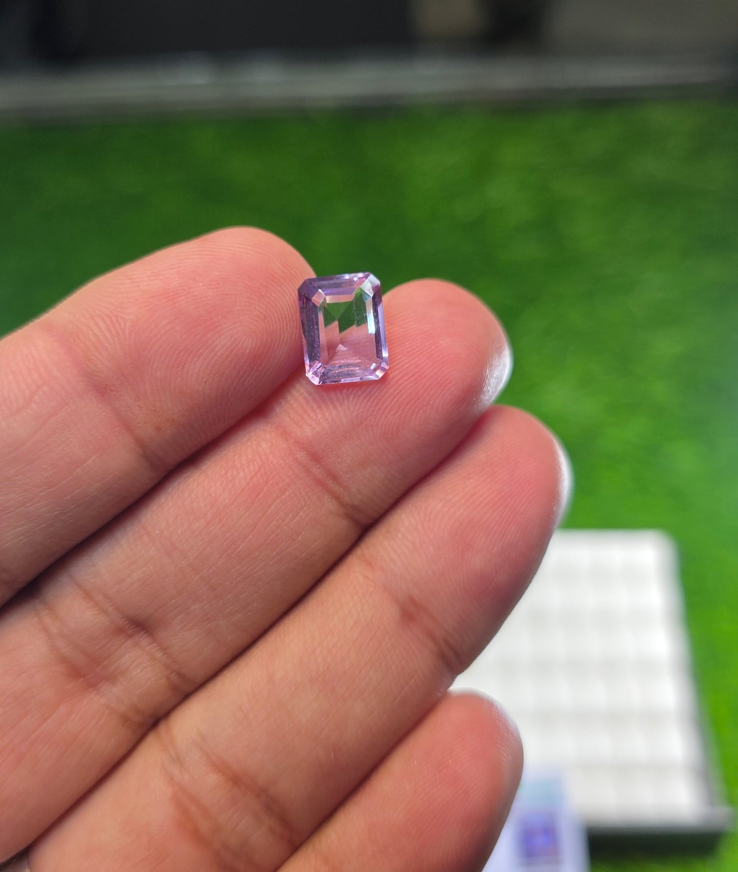Natural Amethyst Stone With Lab Certificate