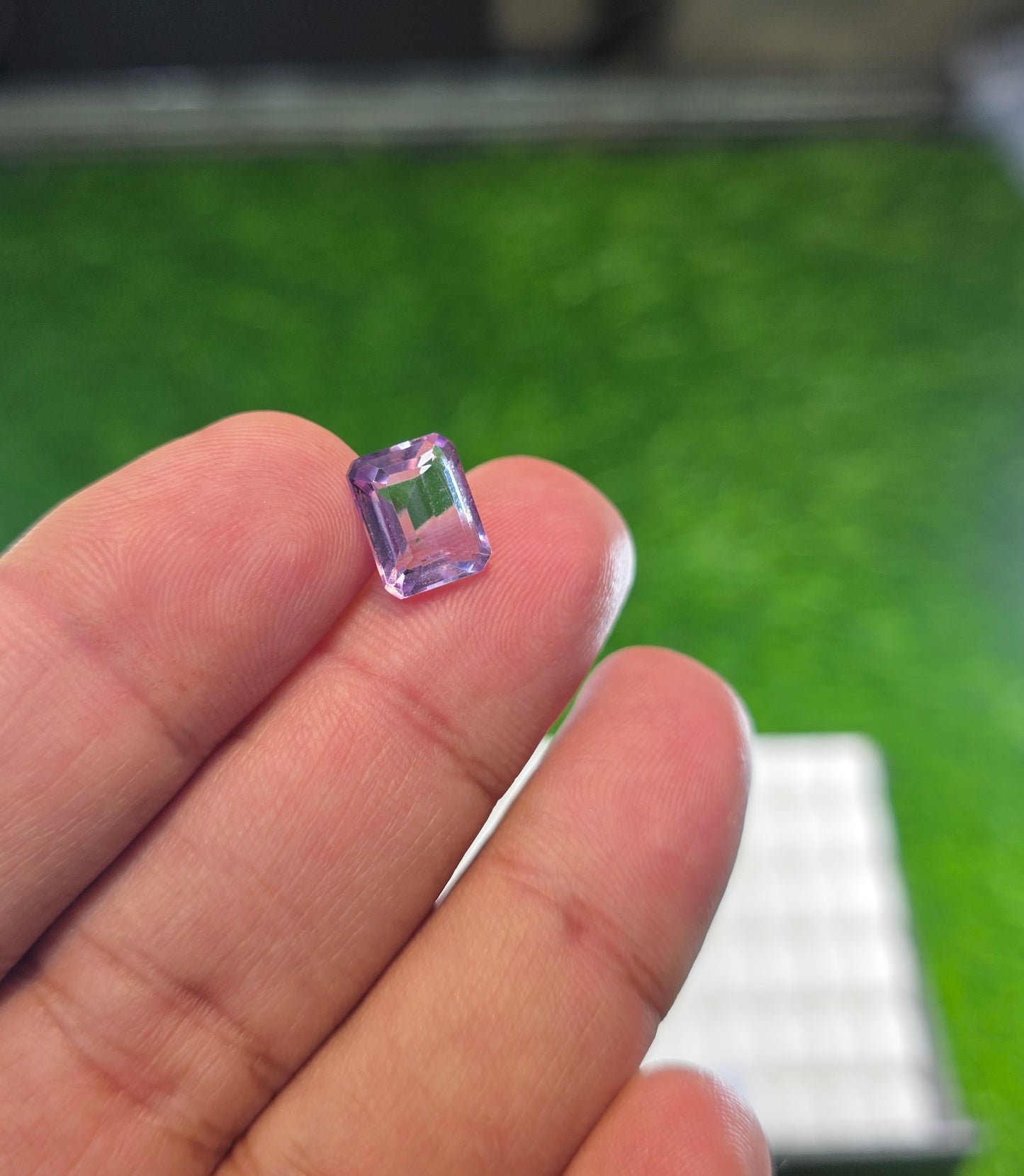Natural Amethyst Stone With Lab Certificate