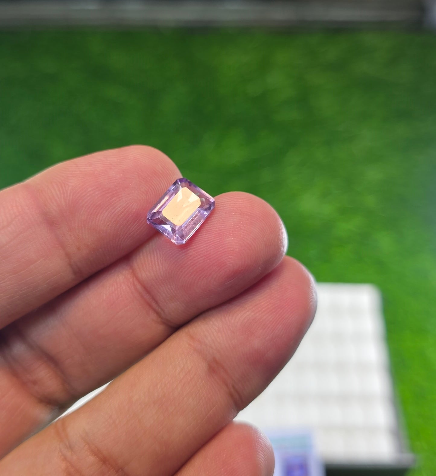 Natural Amethyst Stone With Lab Certificate