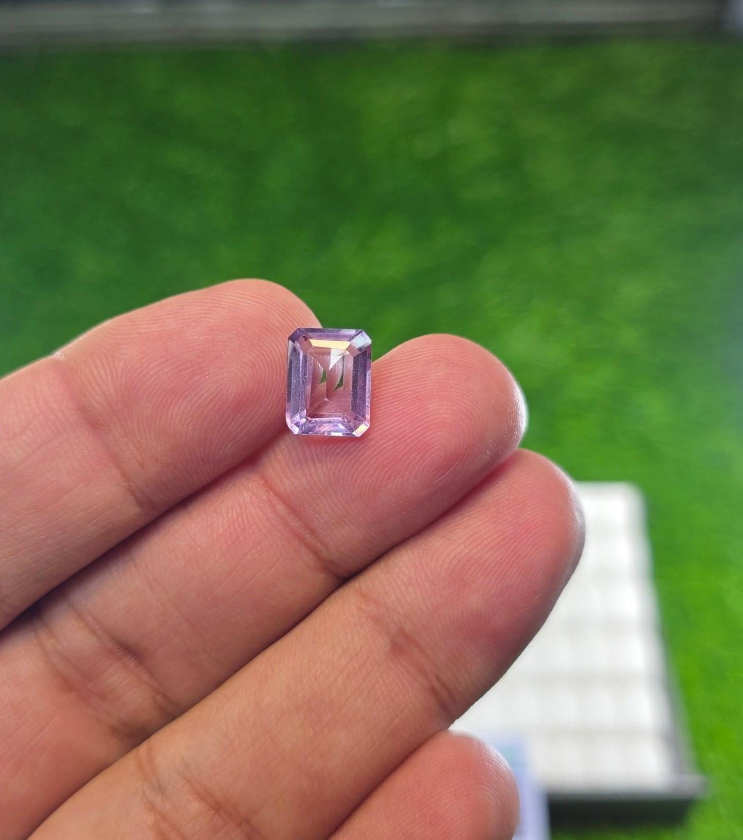 Natural Amethyst Stone With Lab Certificate