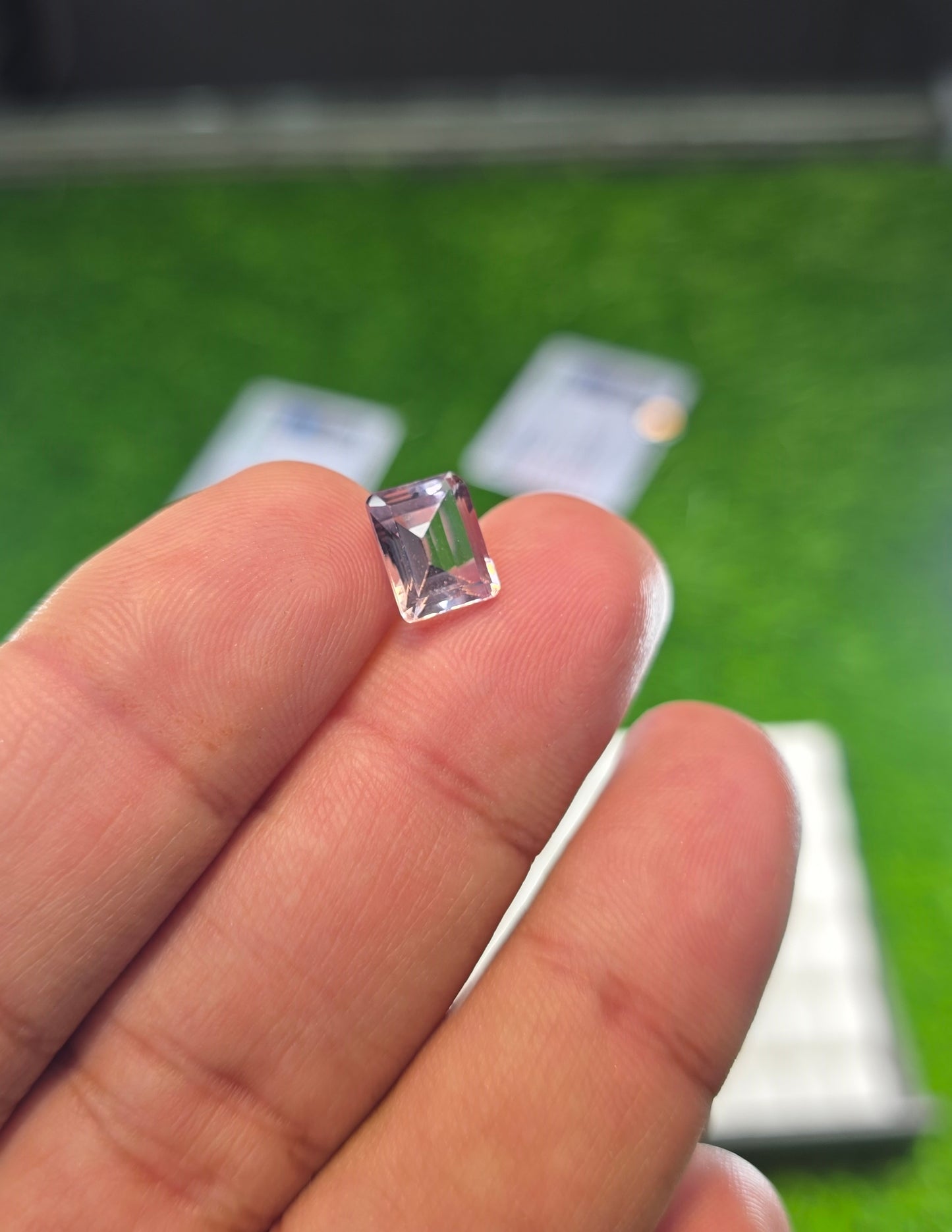 Natural Amethyst Stone With Lab Certificate