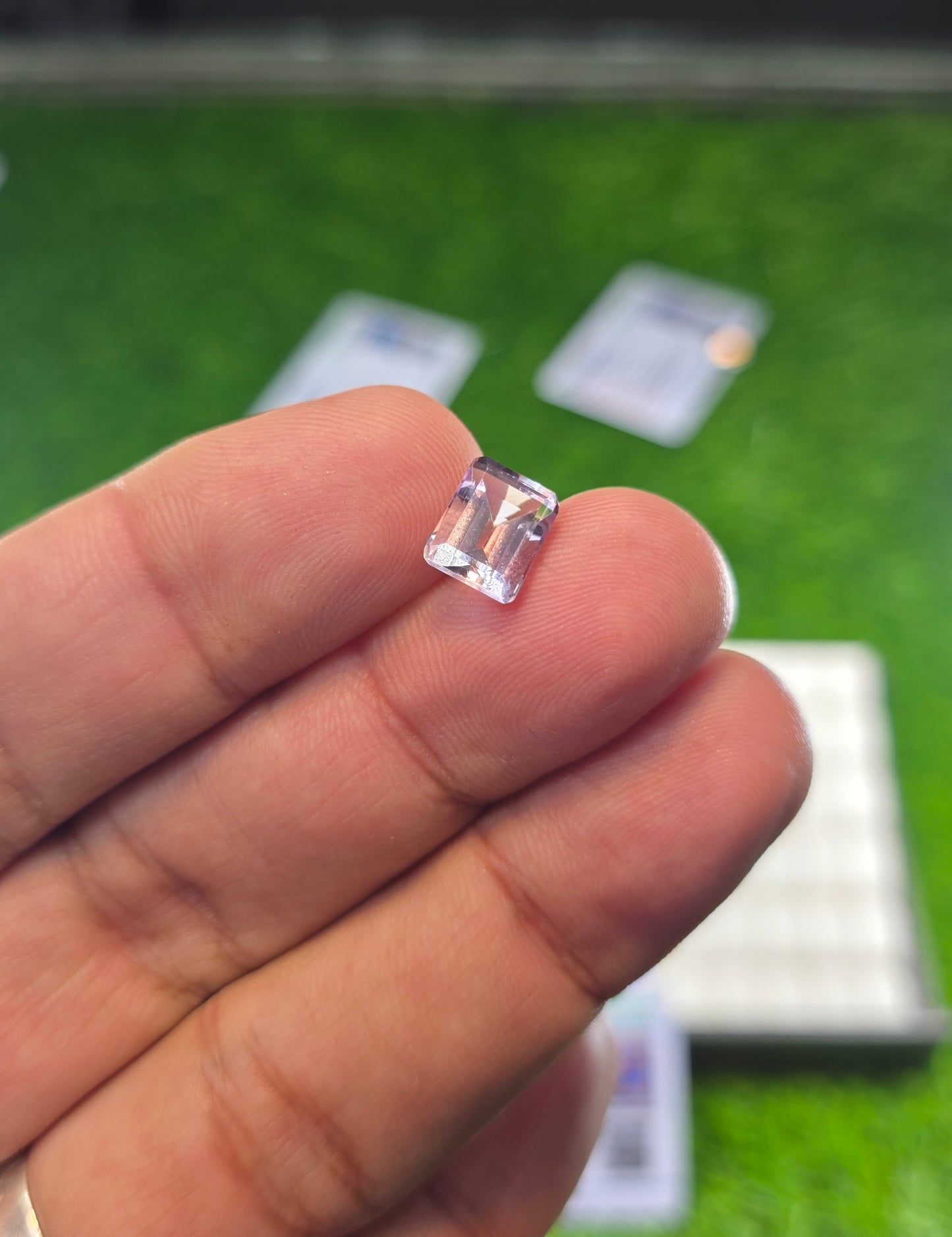 Natural Amethyst Stone With Lab Certificate