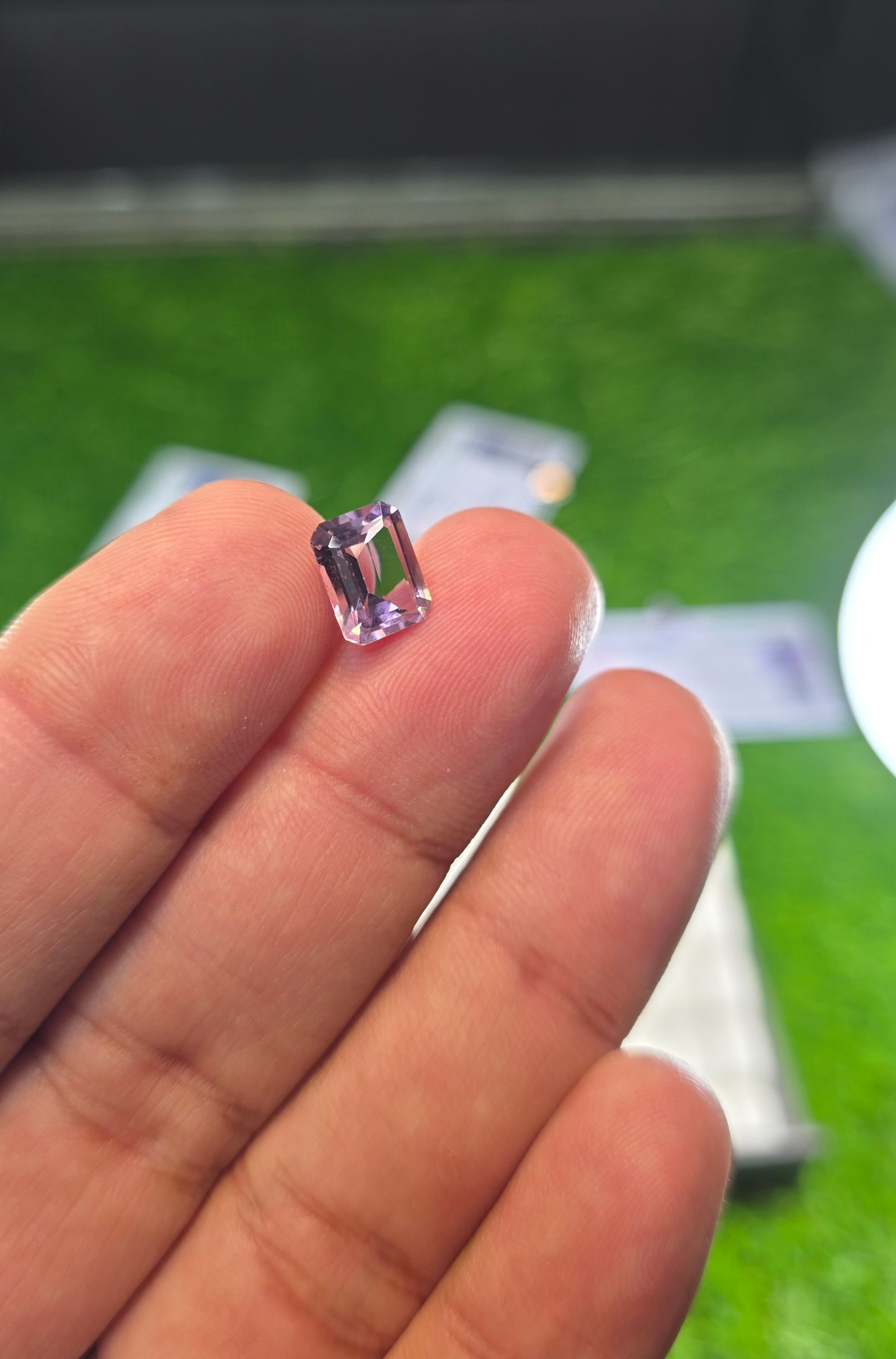 Natural Amethyst Stone With Lab Certificate