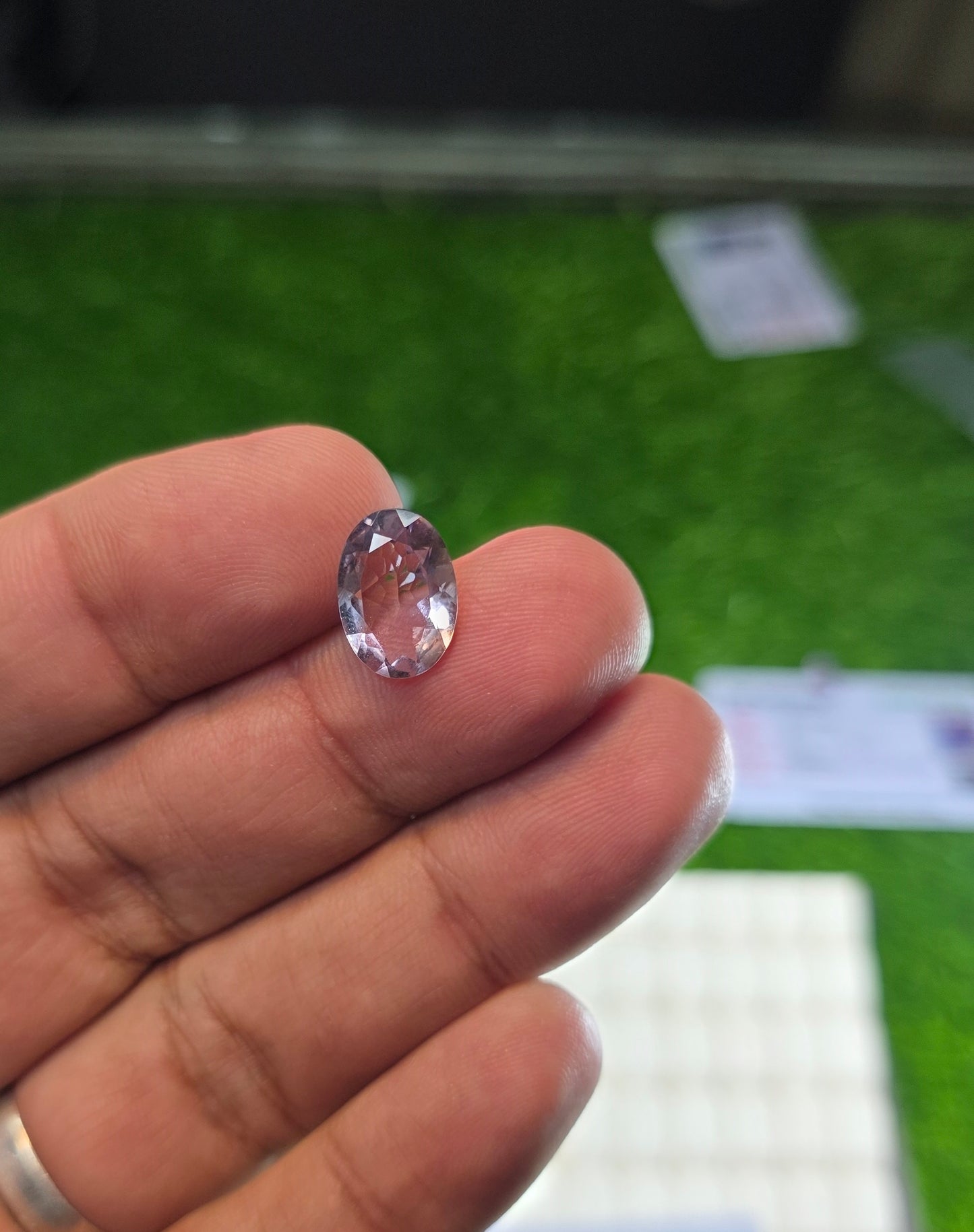 Natural Amethyst Stone With Lab Certificate