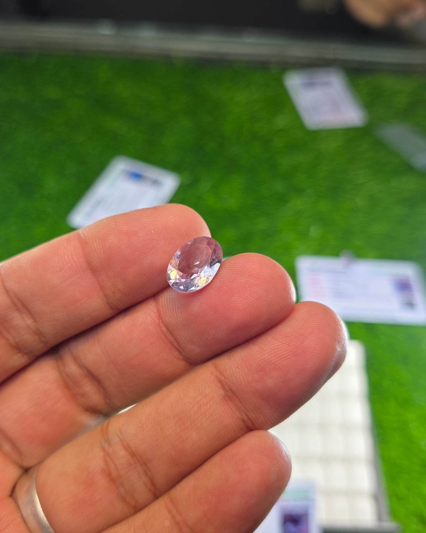 Natural Amethyst Stone With Lab Certificate