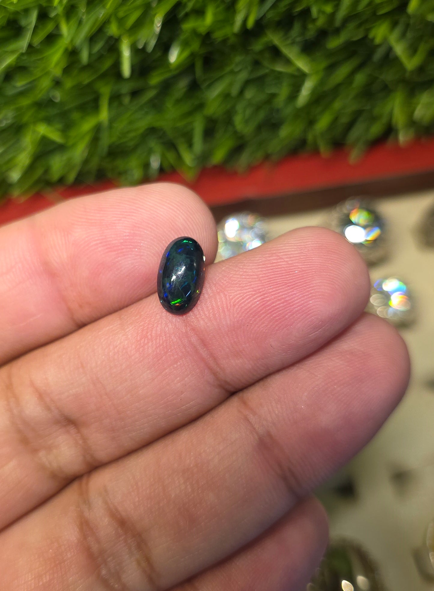 Natural Full Fire Opal Stone With Lab Certificate