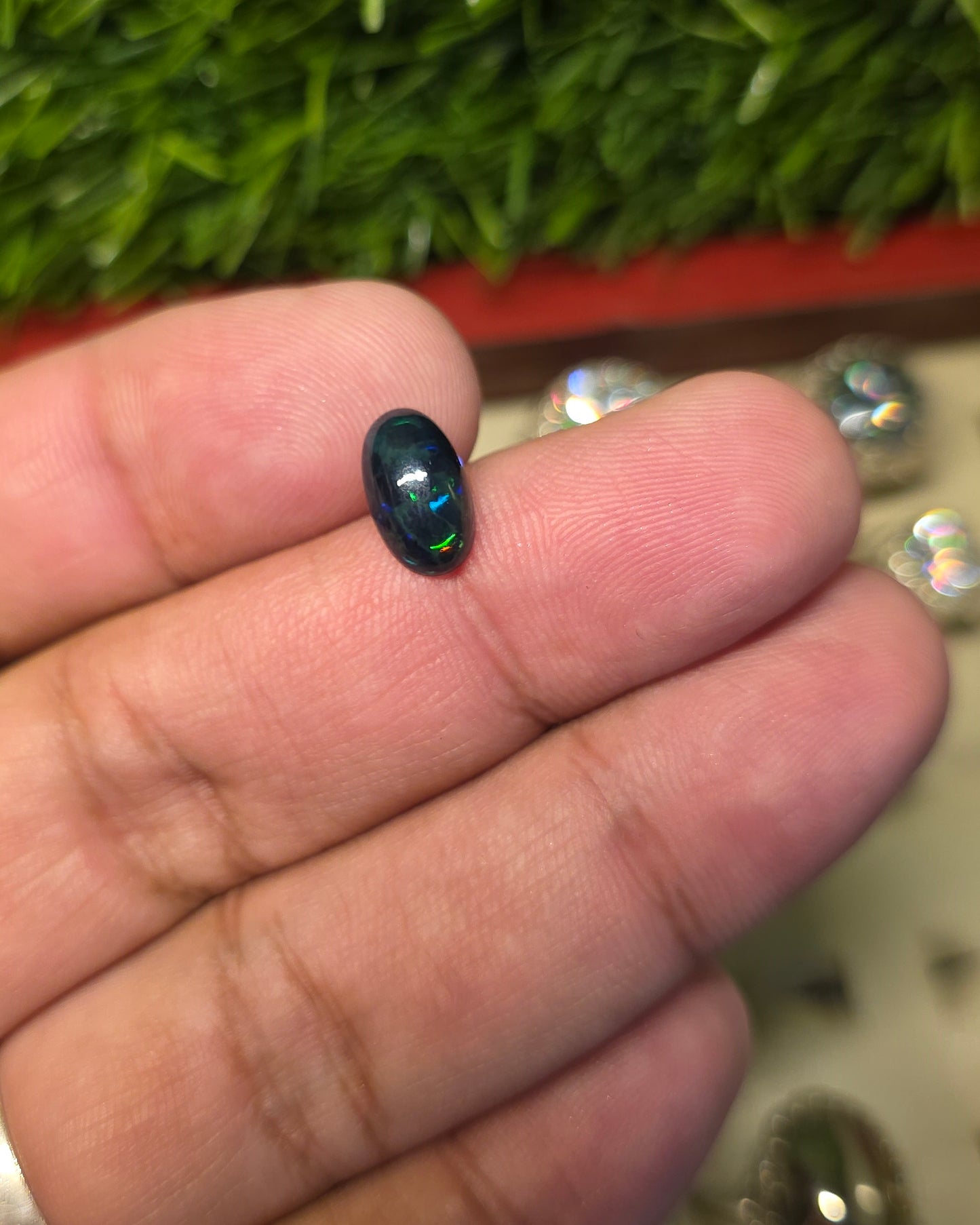 Natural Full Fire Opal Stone With Lab Certificate