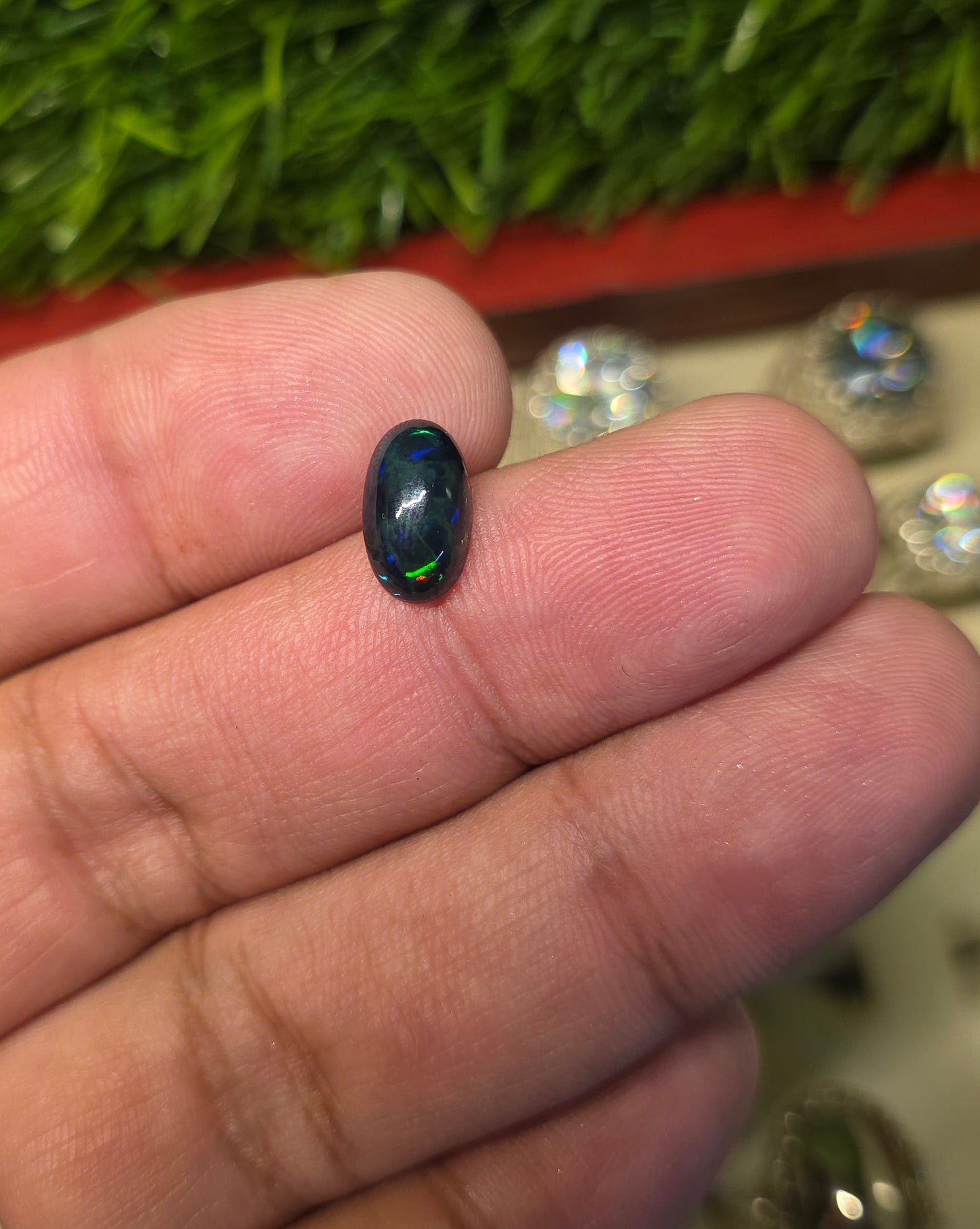 Natural Full Fire Opal Stone With Lab Certificate