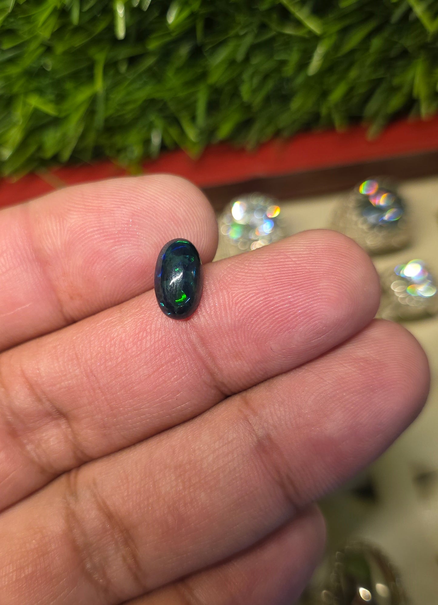 Natural Full Fire Opal Stone With Lab Certificate