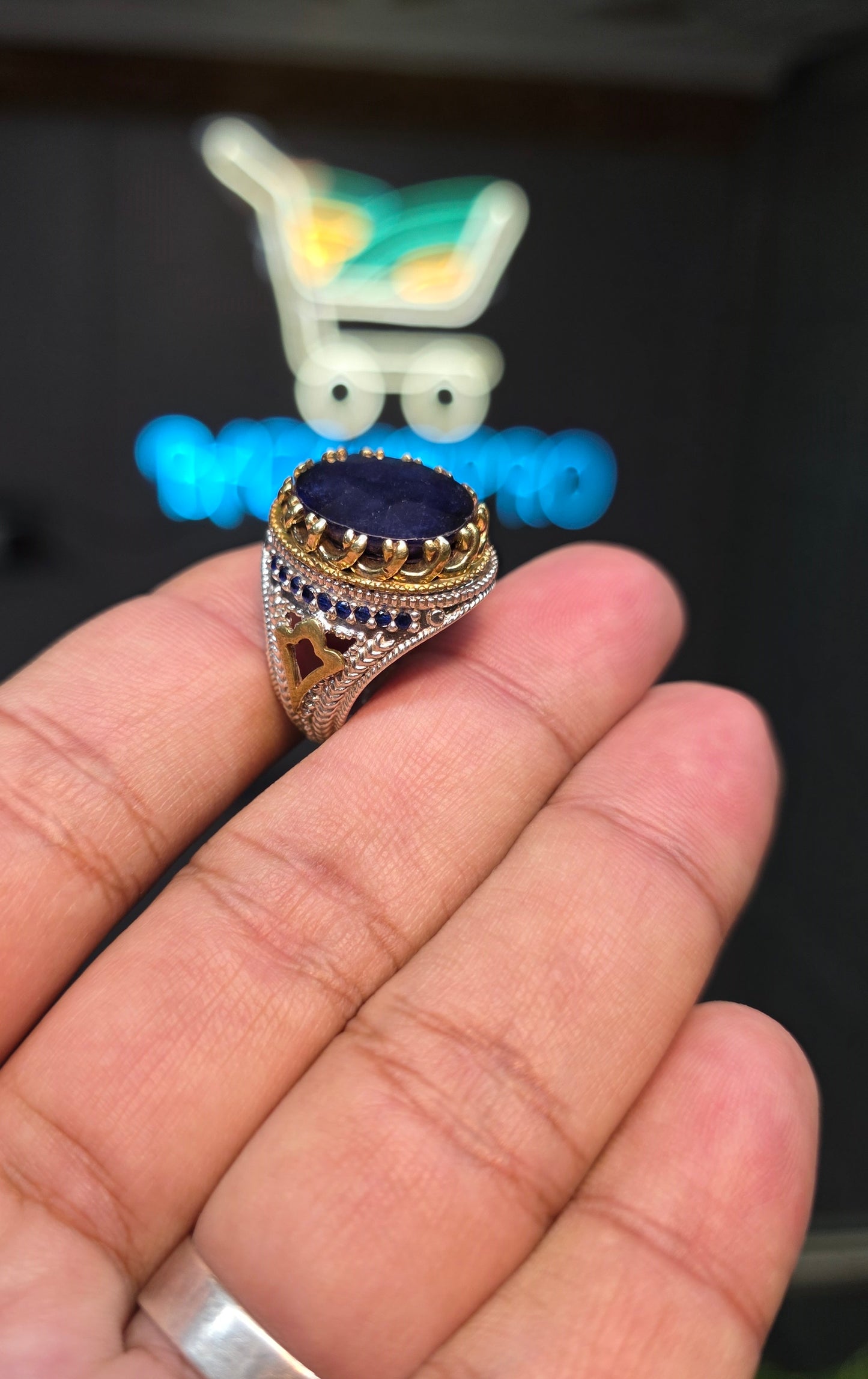 Premium Quality Neelam Ring