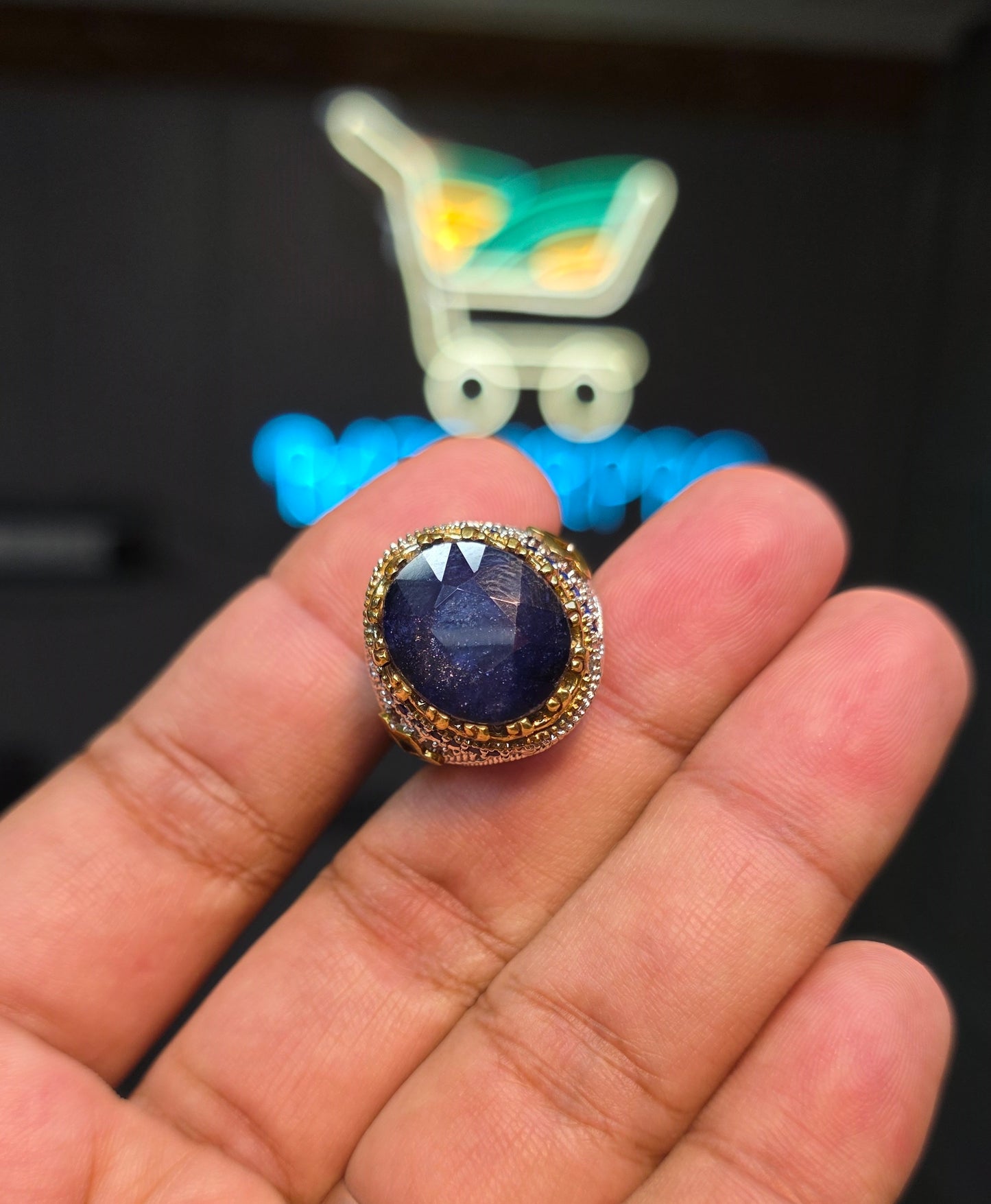 Premium Quality Neelam Ring
