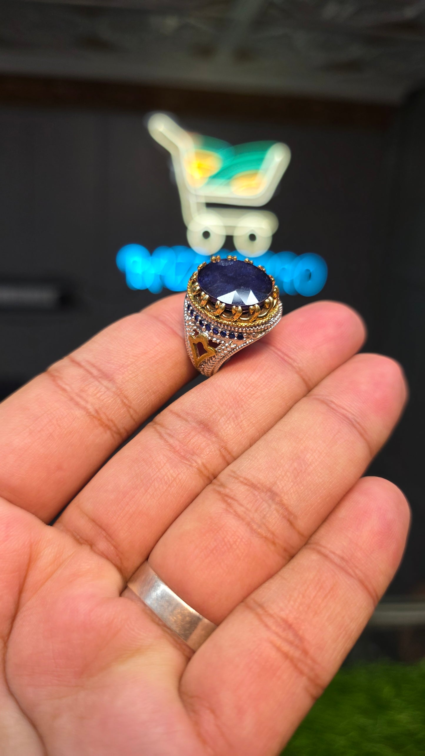 Premium Quality Neelam Ring