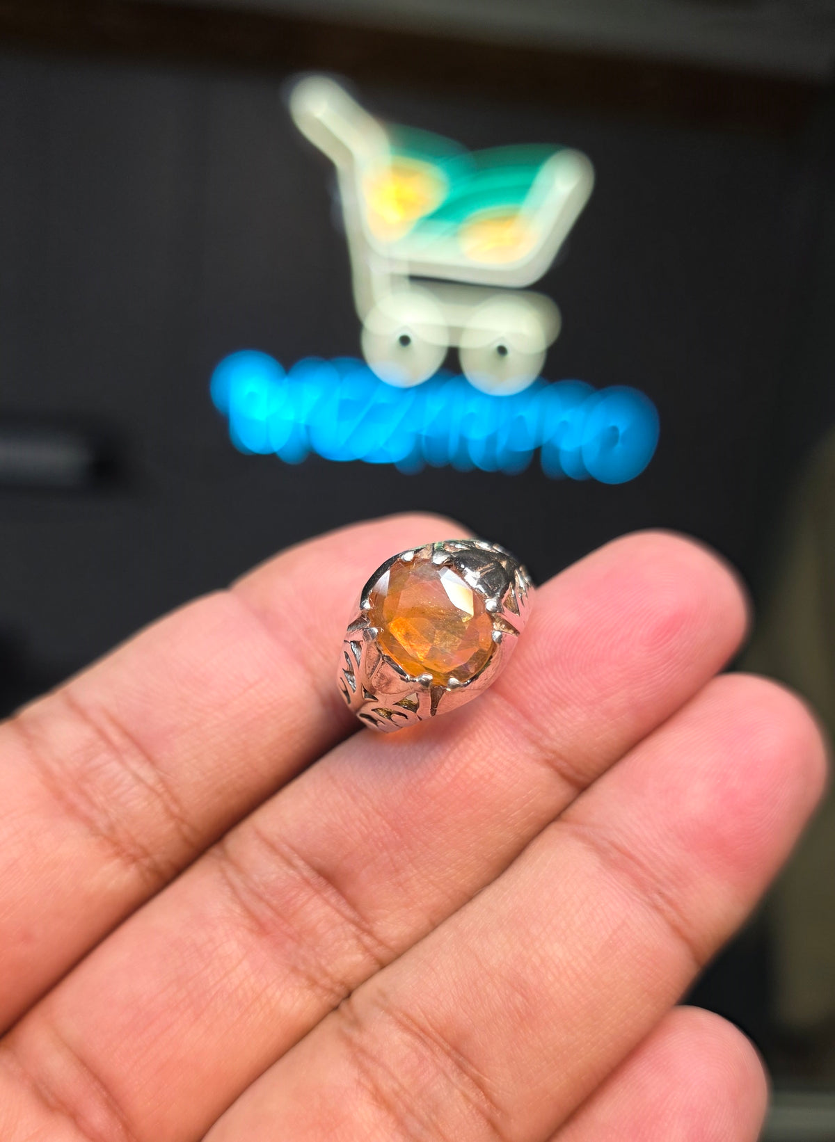 Premium Quality Pukhraj Ring