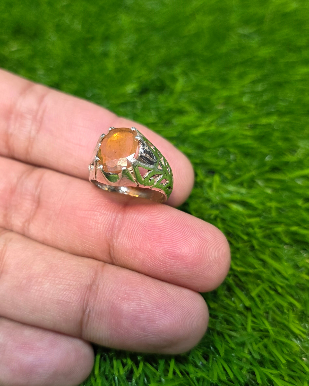 Premium Quality Pukhraj Ring