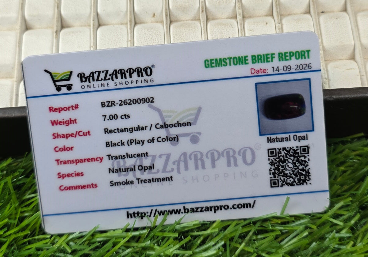 Natural Full Fire Opal Stone With Lab Certificate