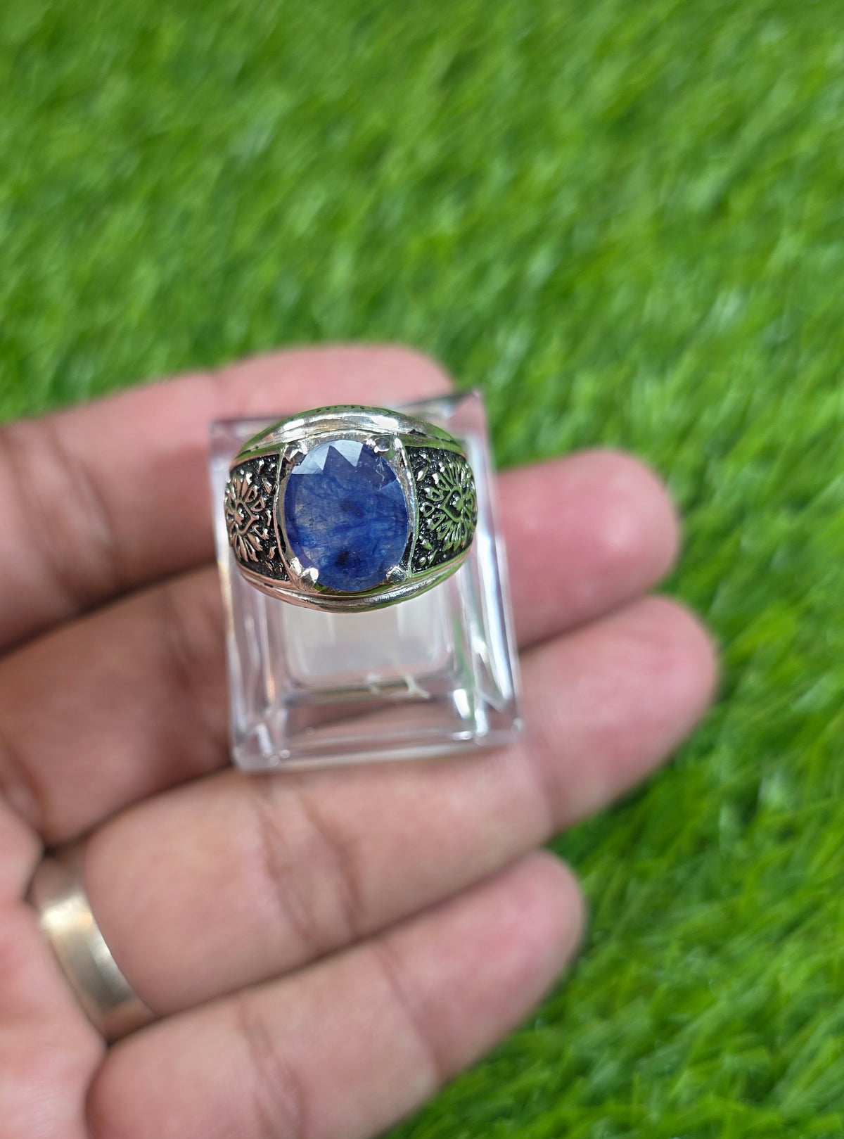 Natural Neelam Ring