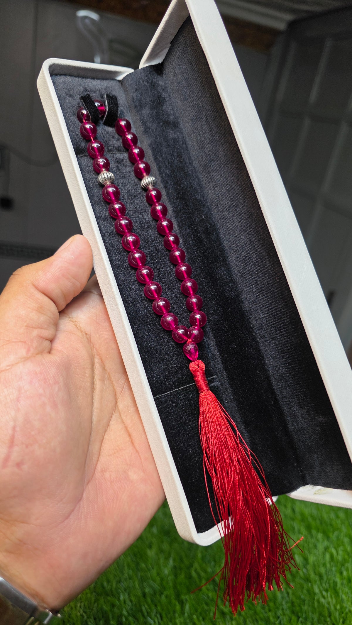 Natural Yaqoot Stone Tasbeeh 100 Beads