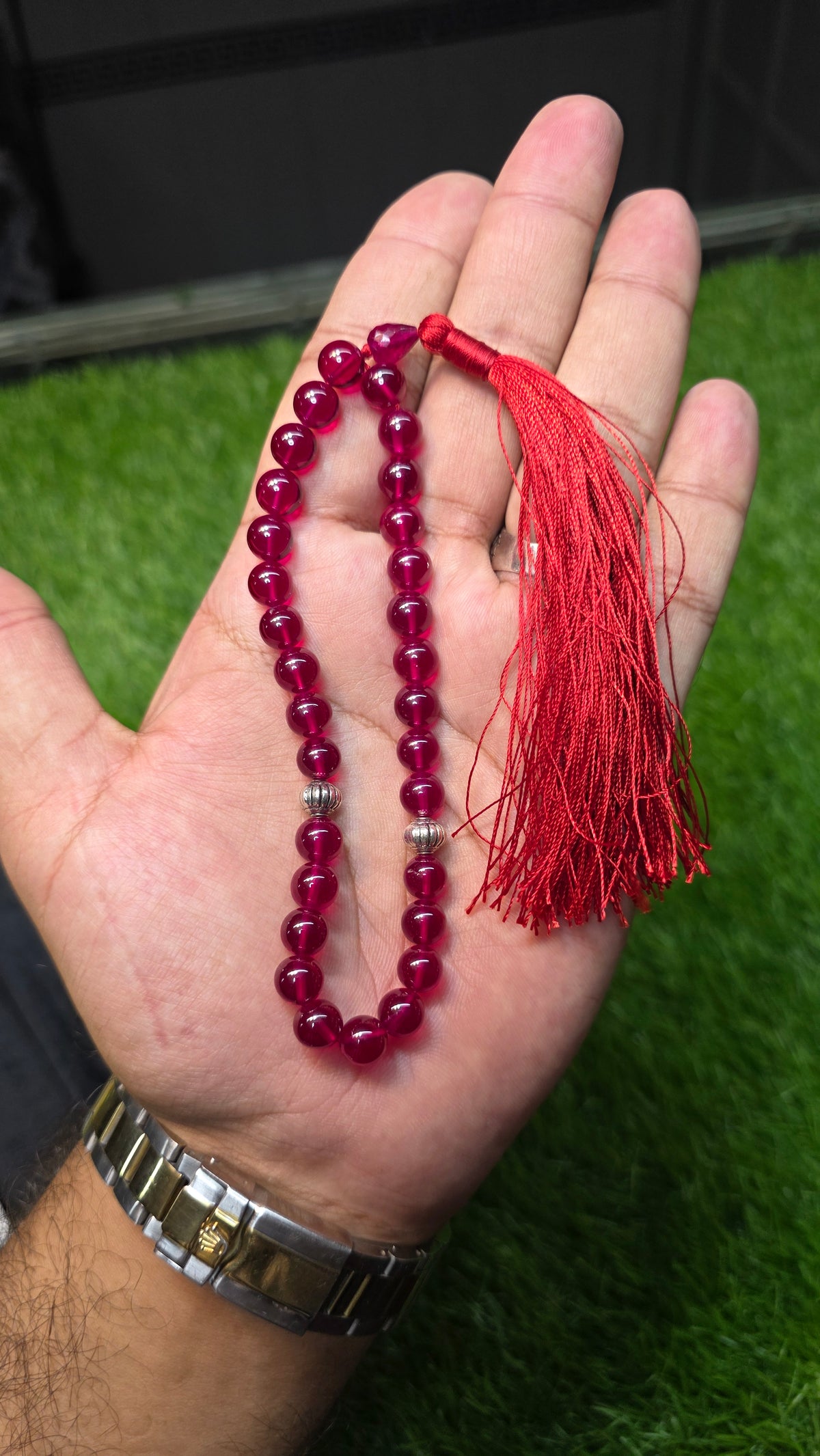 Natural Yaqoot Stone Tasbeeh 100 Beads