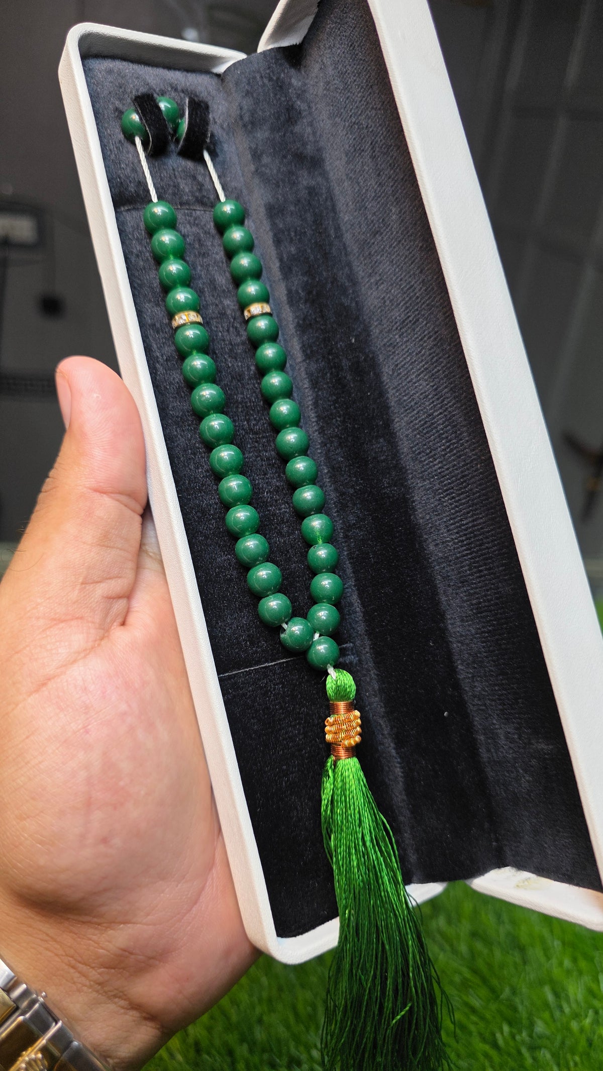 Natural Aqeeq Tasbeeh 33 Beads
